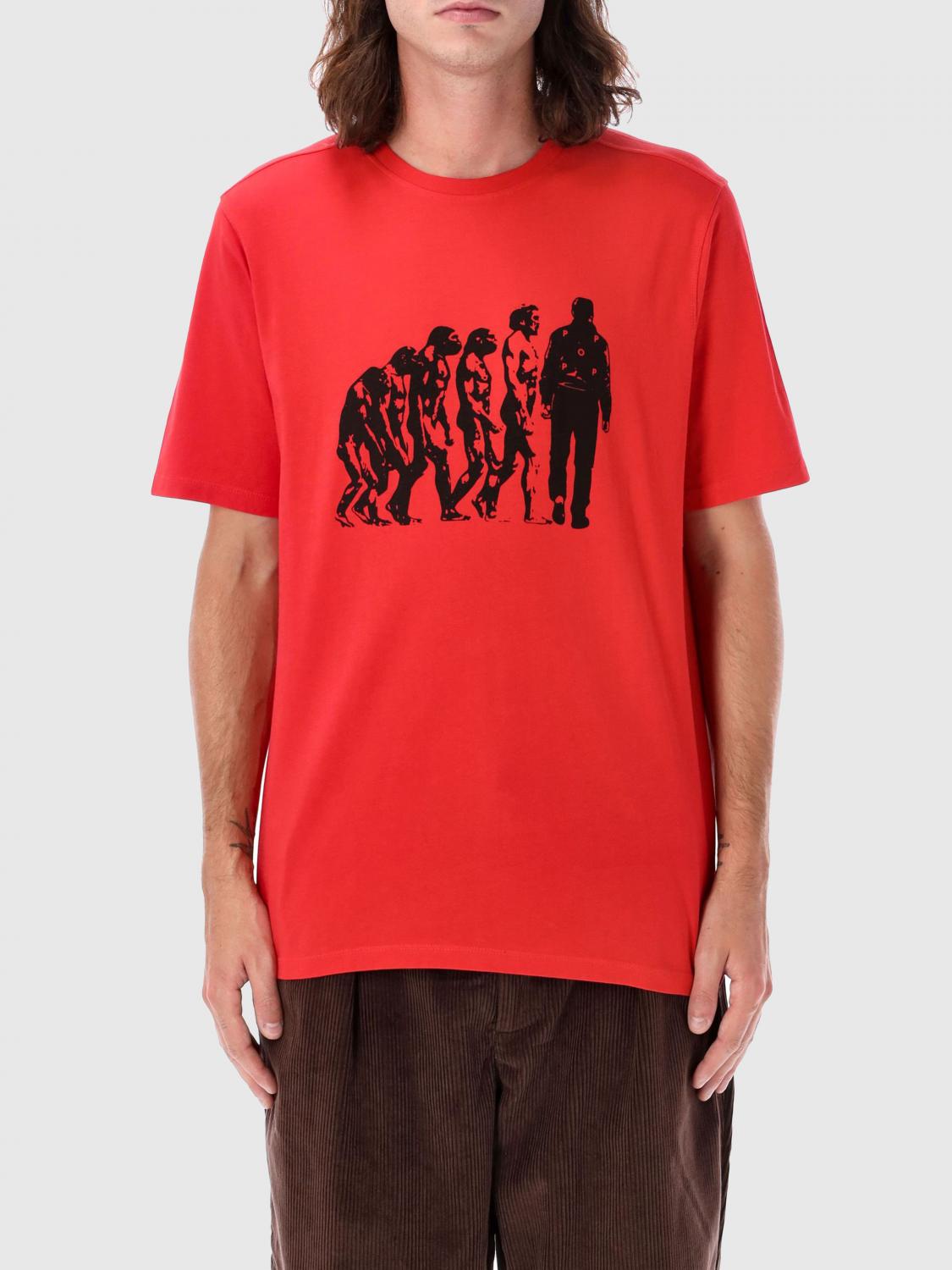 POP TRADING COMPANY T-SHIRT: T-shirt men Pop Trading Company, Red - Img 1