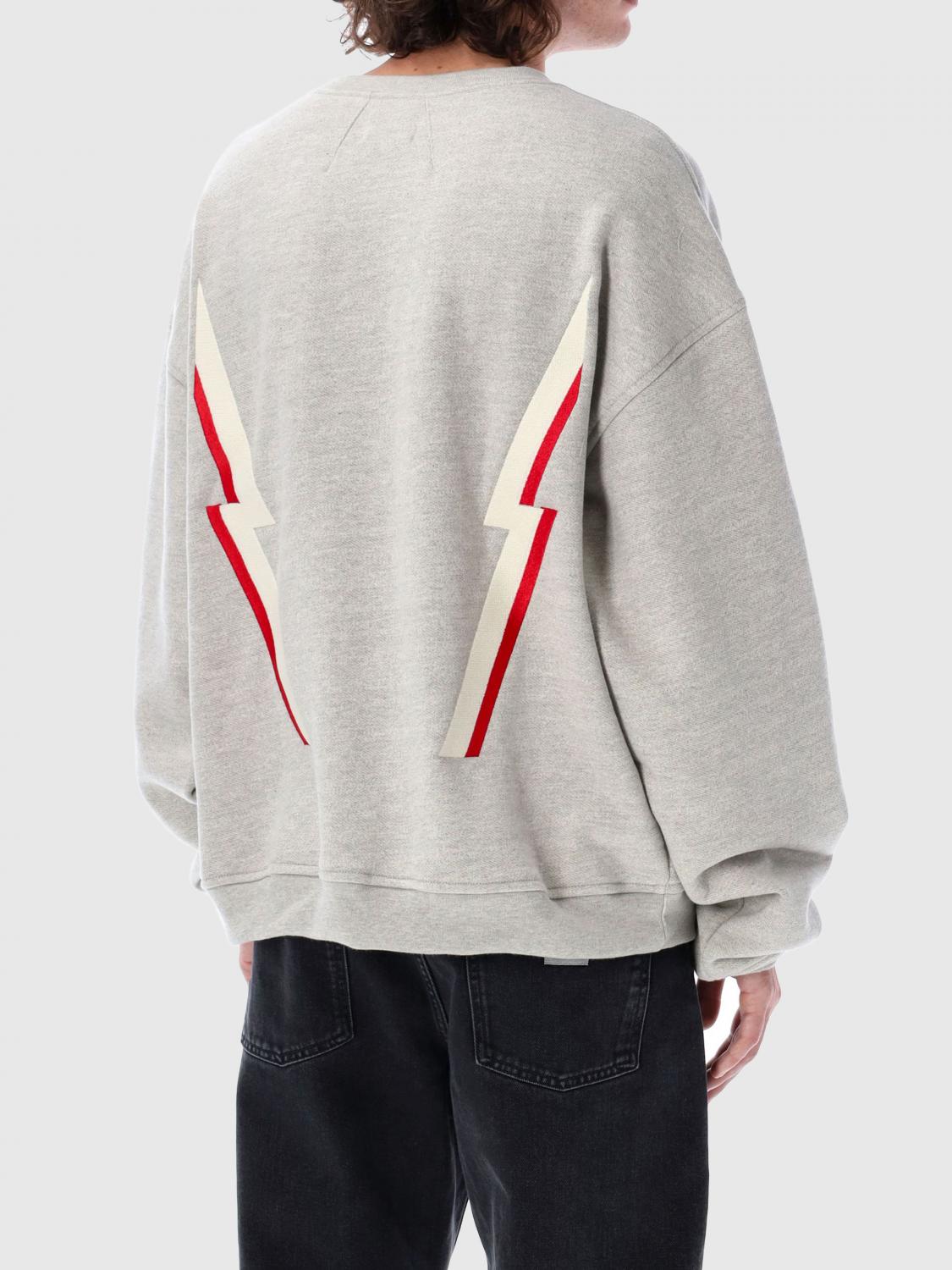 RHUDE SUDADERA: Sudadera hombre Rhude, Gris - Img 2