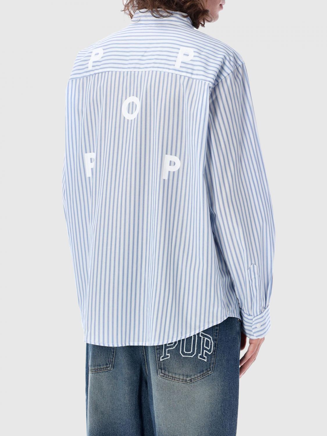 POP TRADING COMPANY SHIRT: T-shirt men Pop Trading Company, Blue - Img 2