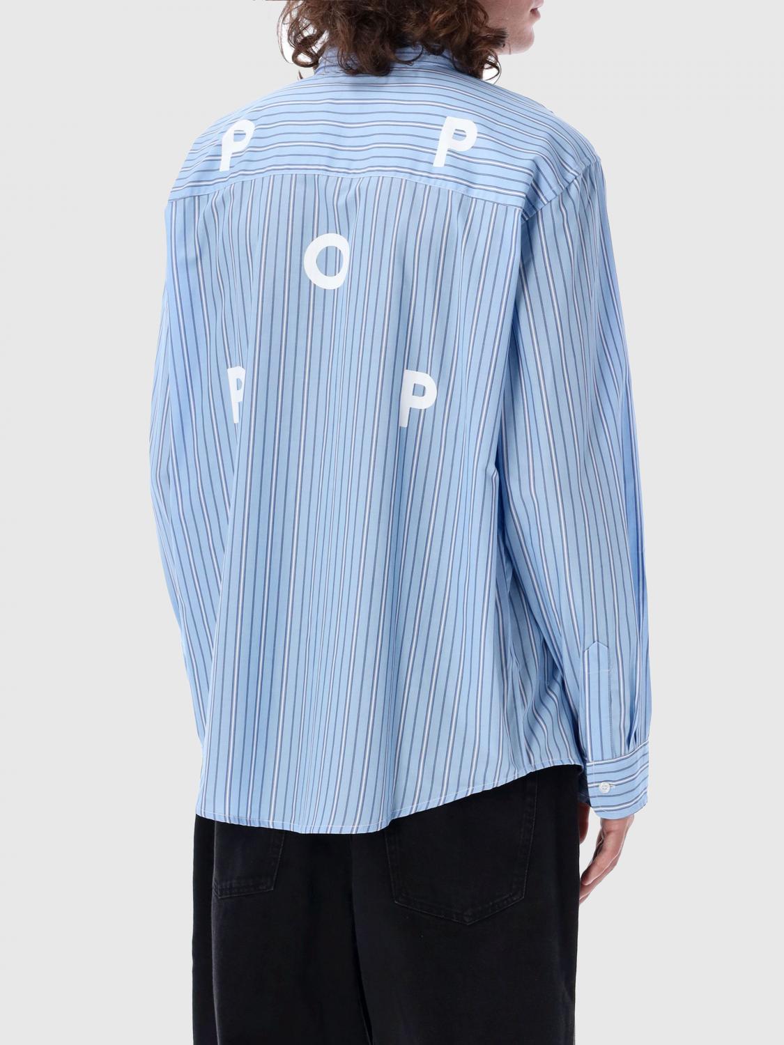 POP TRADING COMPANY CHEMISE: T-shirt homme Pop Trading Company, Bleu - Img 2