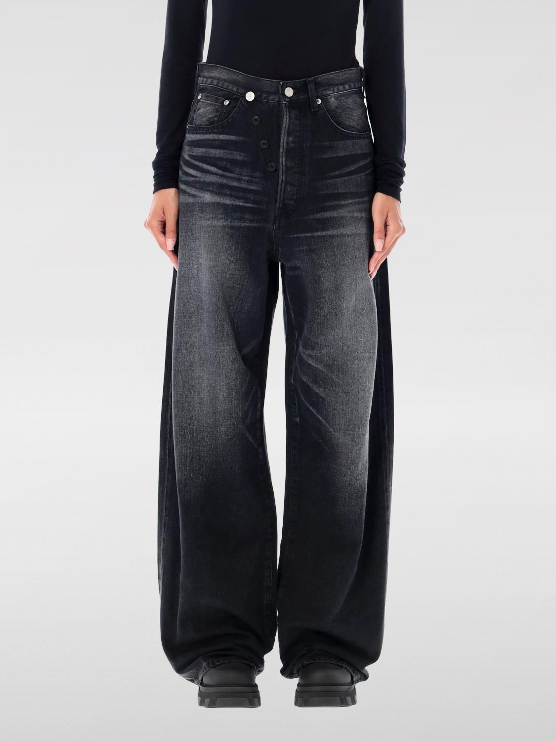 JUNYA WATANABE JEANS: Jeans woman Junya Watanabe, Black - Img 1