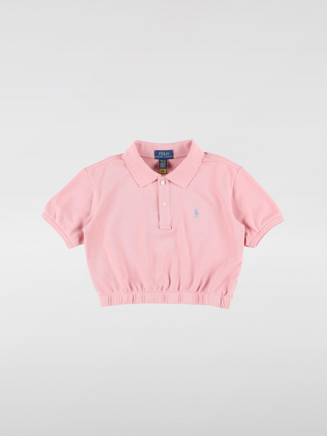 POLO RALPH LAUREN T-SHIRT: T-shirt kids Polo Ralph Lauren, Pink - Img 1