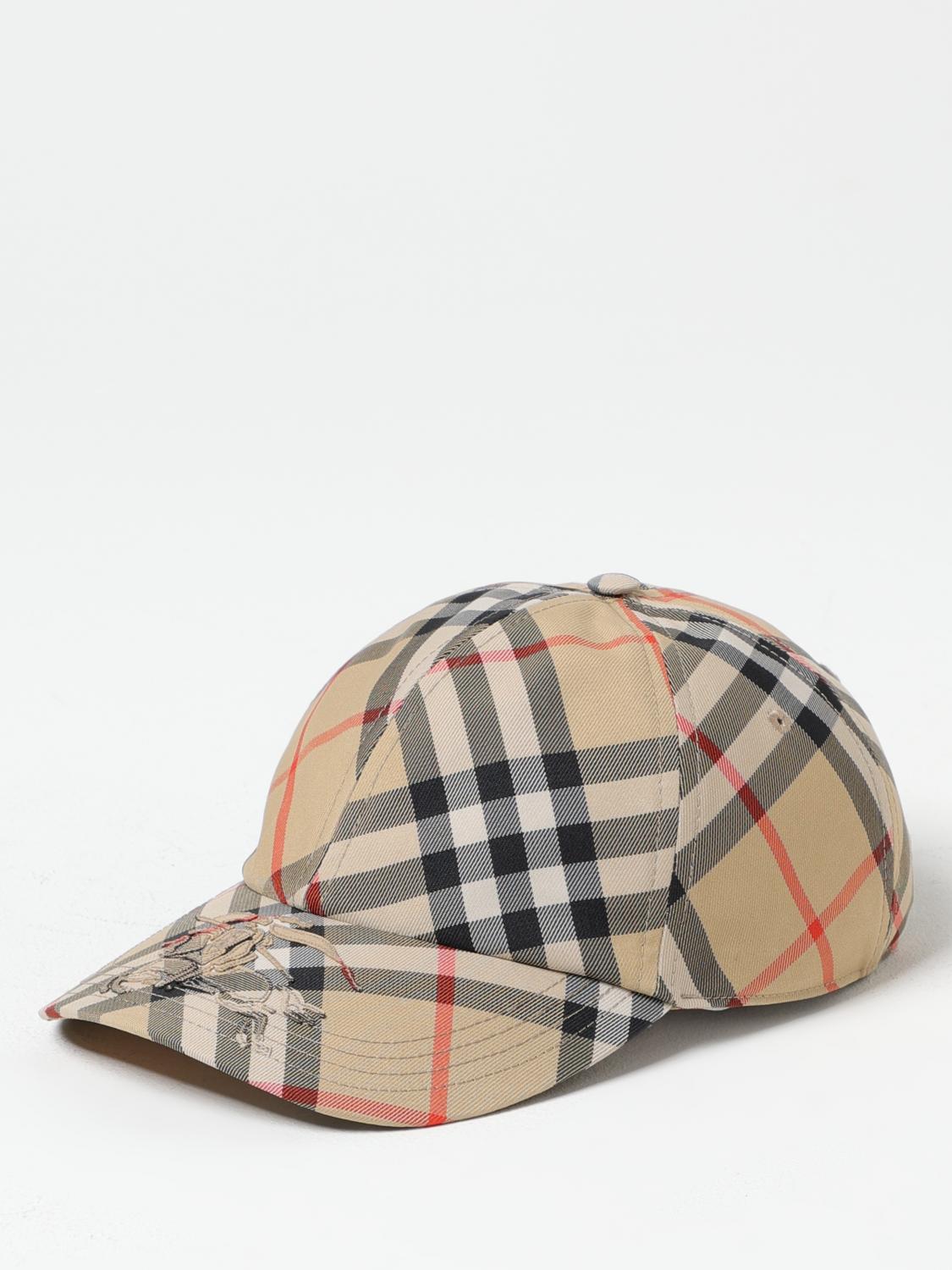 BURBERRY HAT: Hat men Burberry, Sand - Img 1