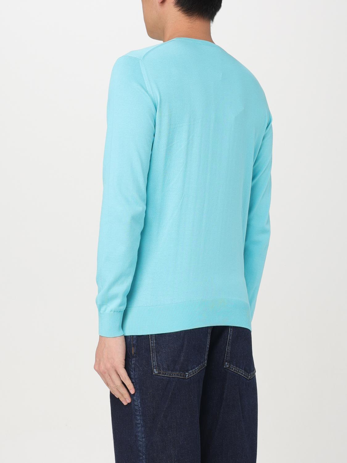 MOORER POLO SHIRT: Polo shirt men Moorer, Turquoise - Img 2