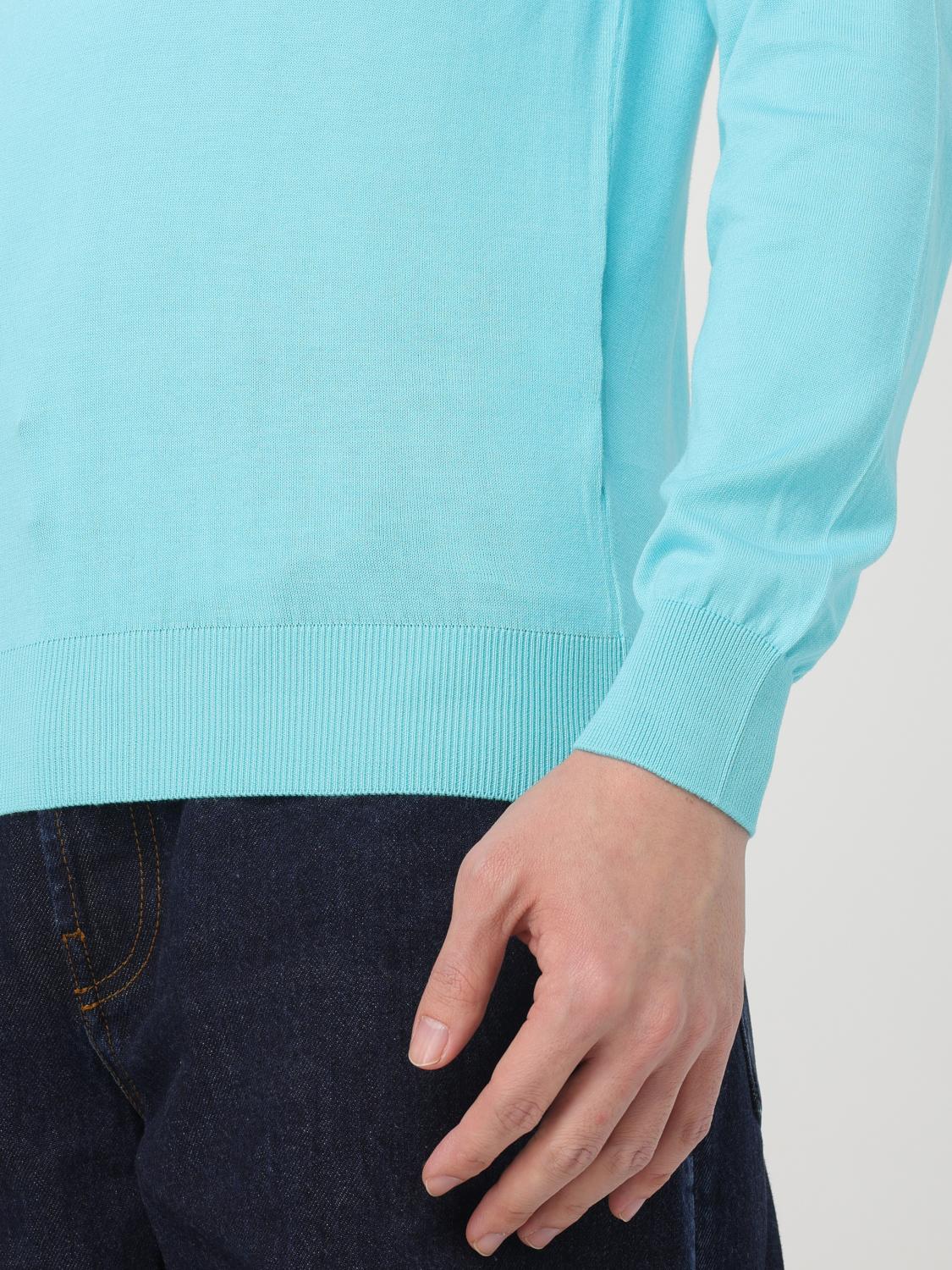 MOORER POLO SHIRT: Polo shirt men Moorer, Turquoise - Img 3