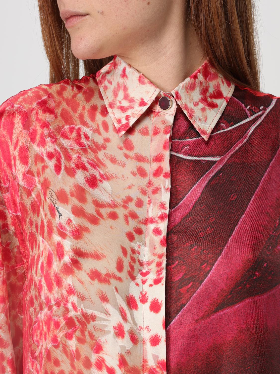 ROBERTO CAVALLI SHIRT: Shirt woman Roberto Cavalli, Red - Img 5