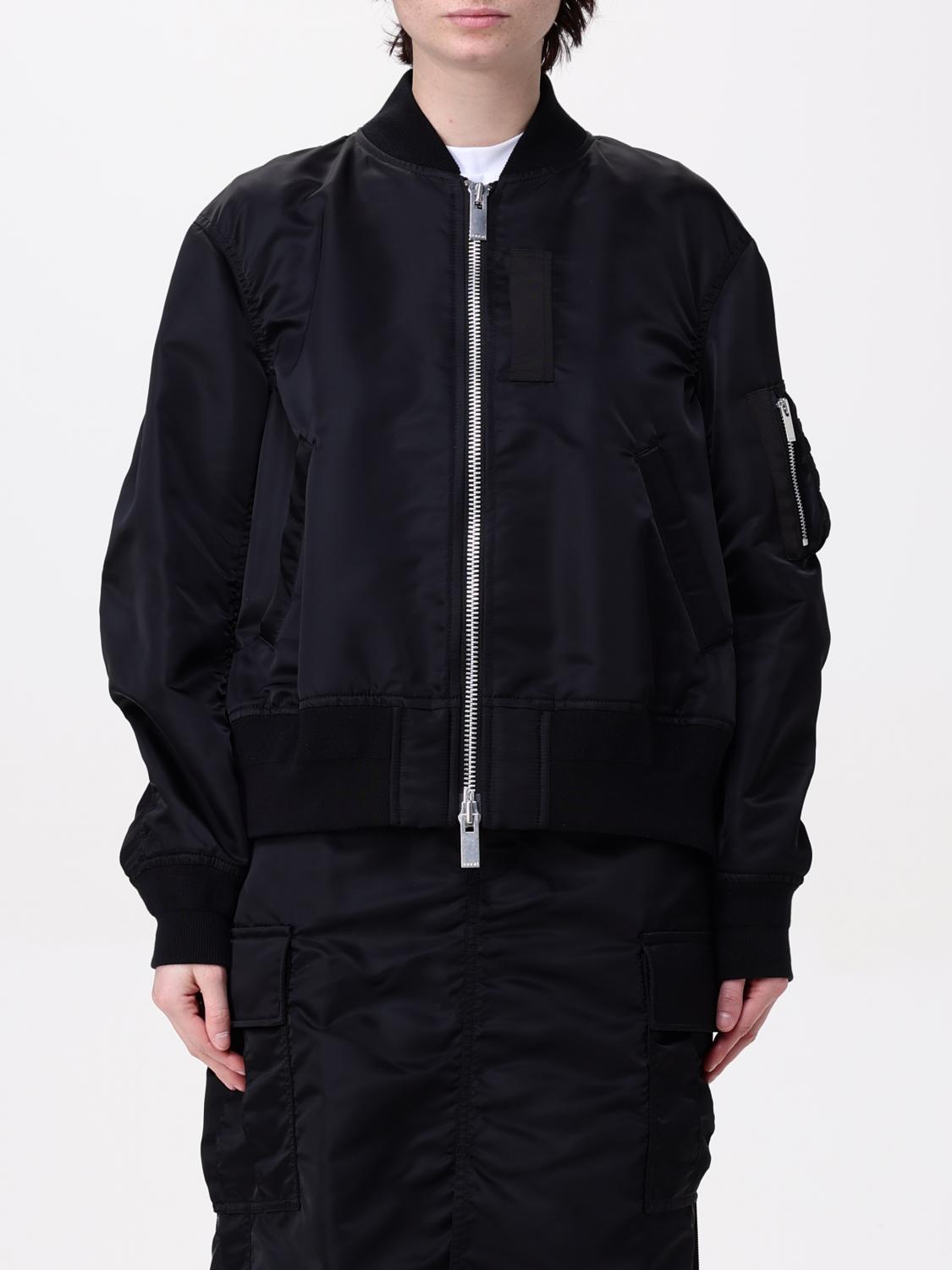 SACAI JACKET: Jacket woman Sacai, Black - Img 1