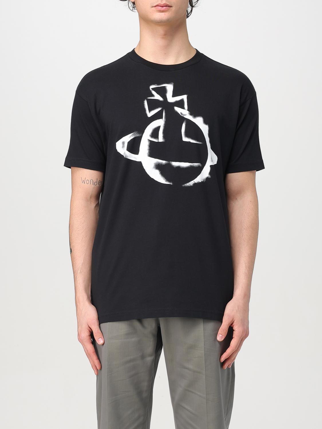 VIVIENNE WESTWOOD T-SHIRT: T-shirt men Vivienne Westwood, Black - Img 1