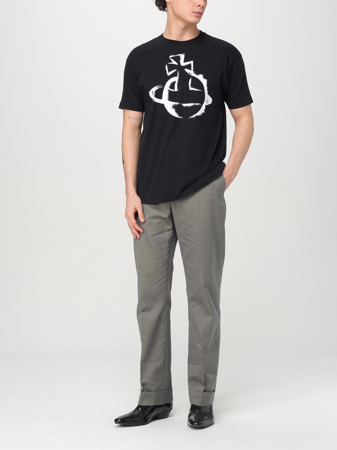 VIVIENNE WESTWOOD T-SHIRT: T-shirt men Vivienne Westwood, Black - Img 2