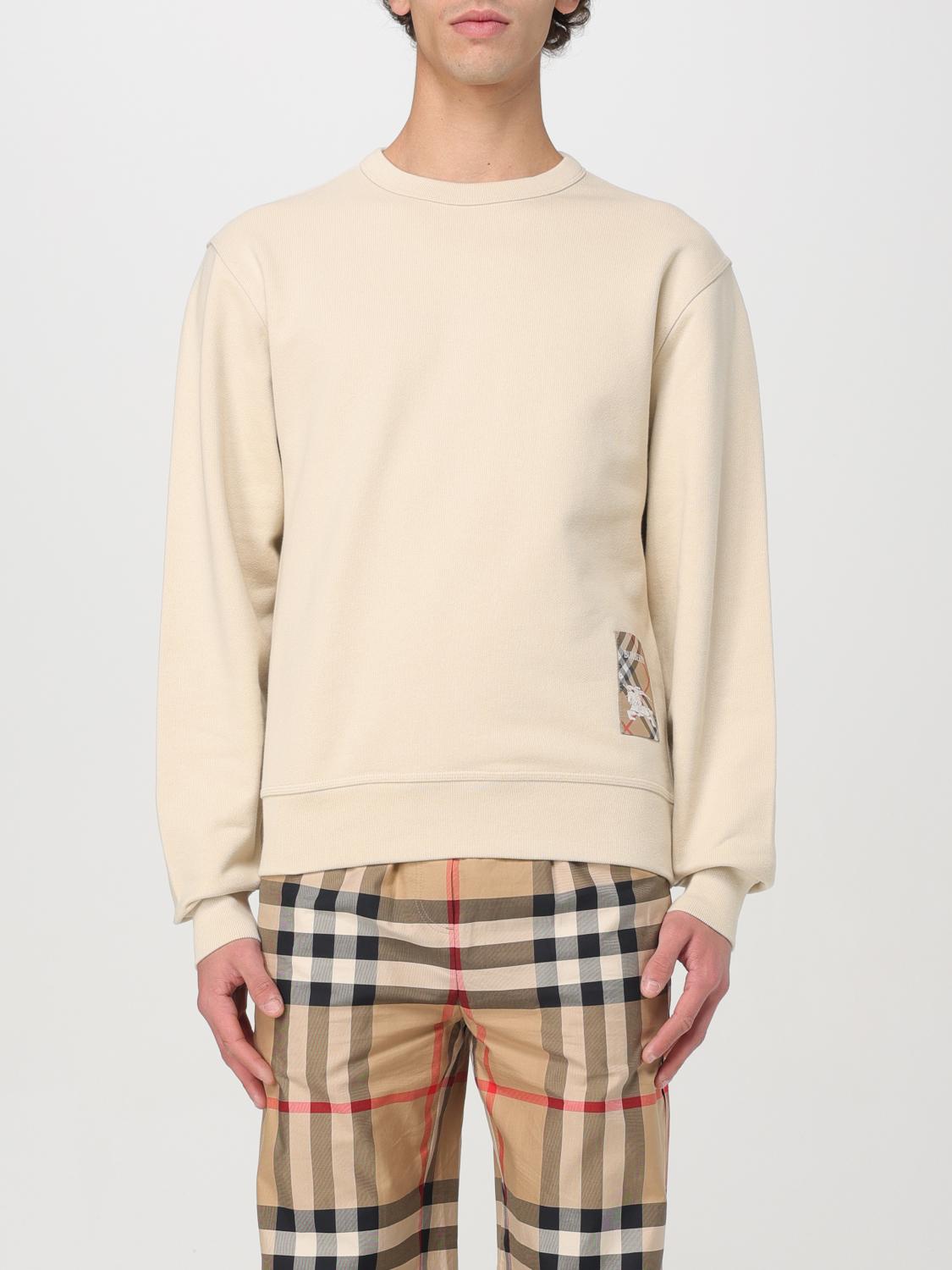 BURBERRY SWEATER: Sweater men Burberry, Brown - Img 1