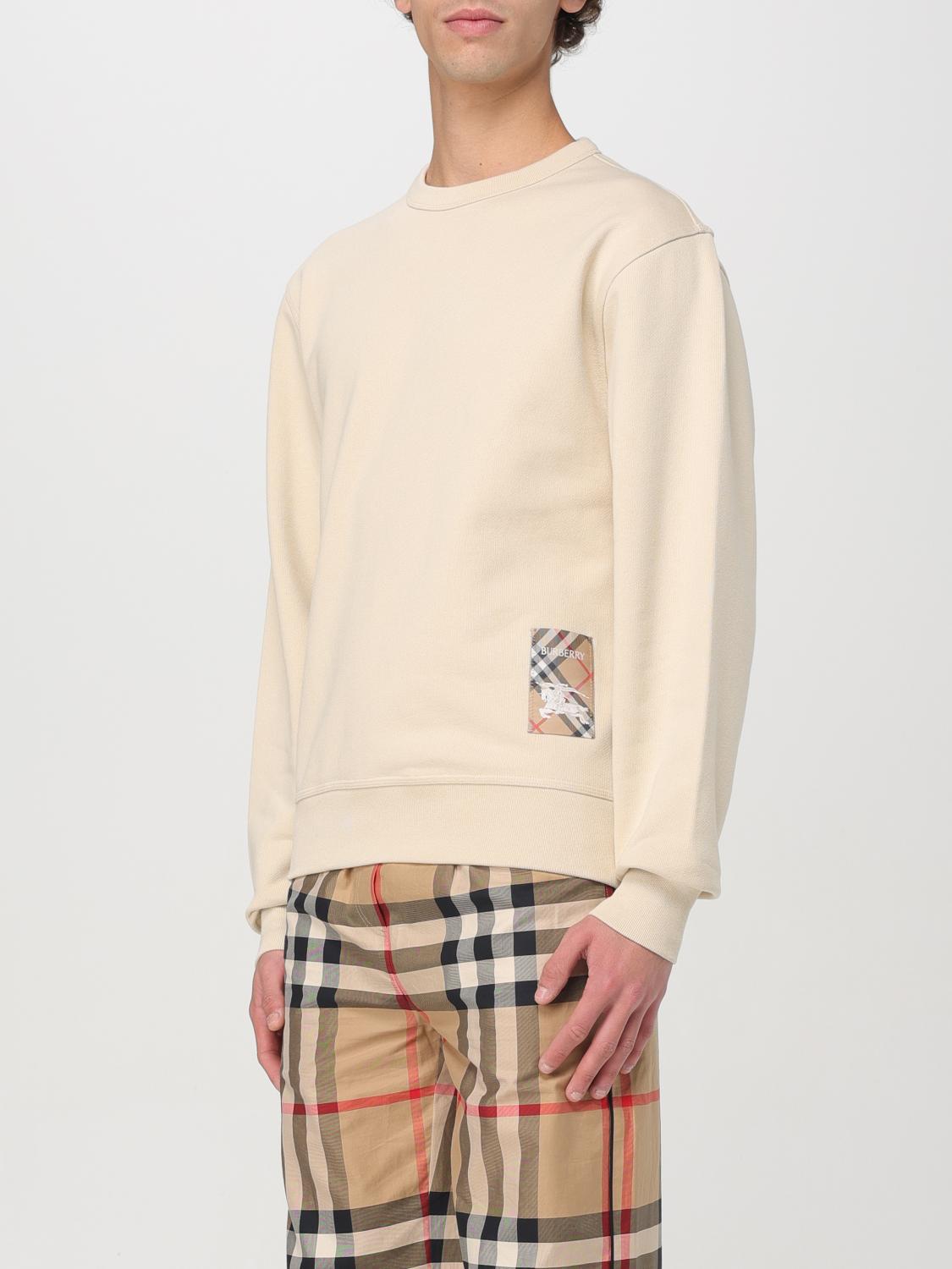 BURBERRY SWEATER: Sweater men Burberry, Brown - Img 4