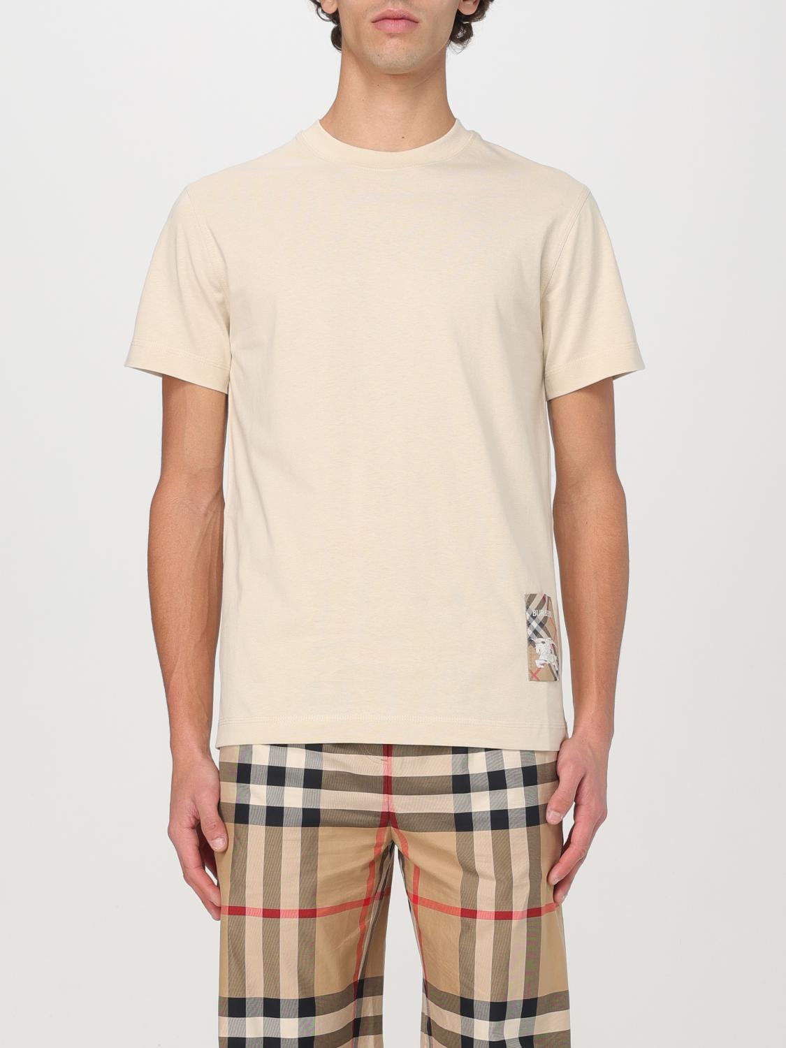 BURBERRY T-SHIRT: T-shirt men Burberry, Brown - Img 1