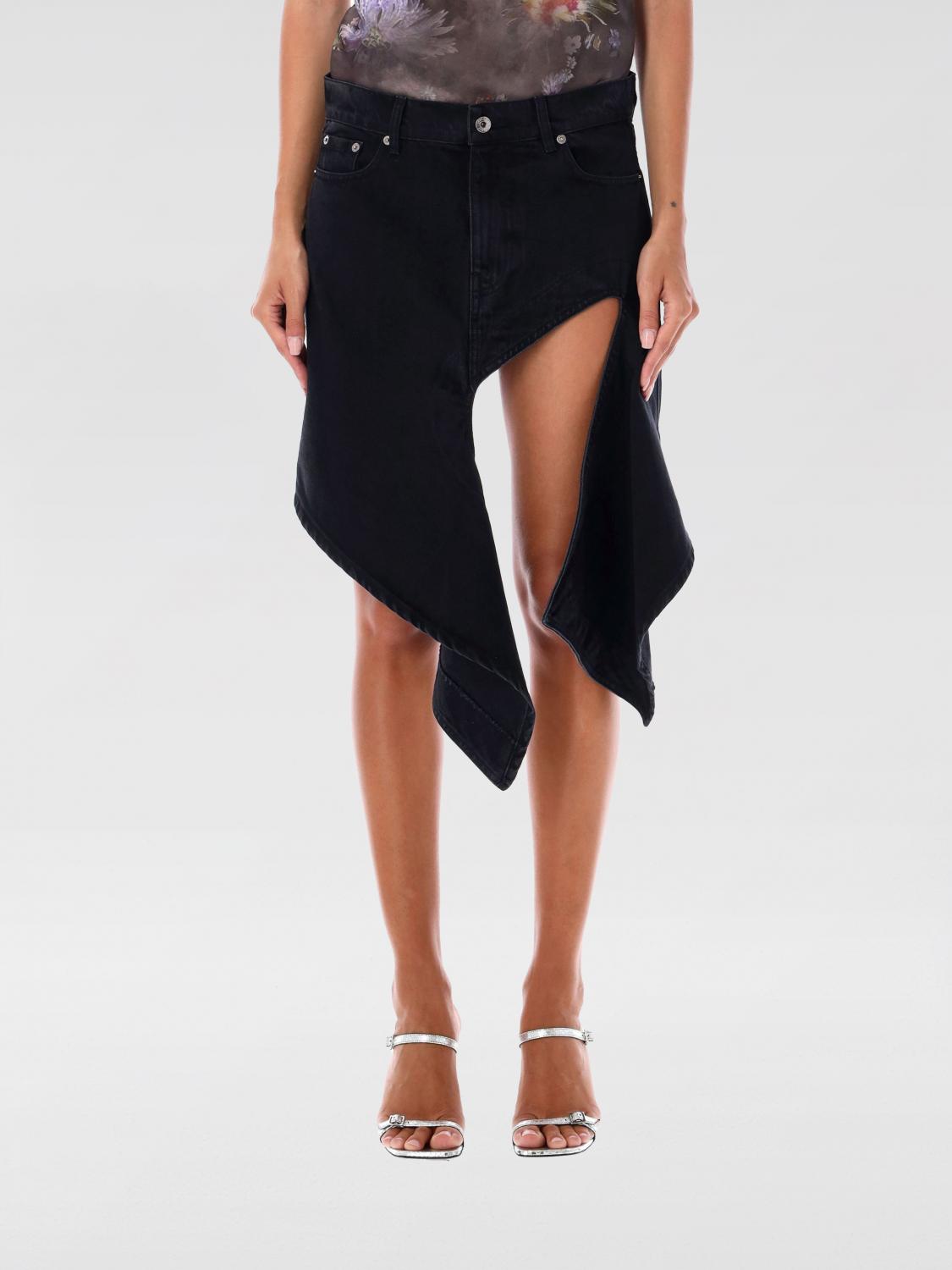 Y/Project Skirt woman - Black | 107SK002D51 | GIGLIO.COM