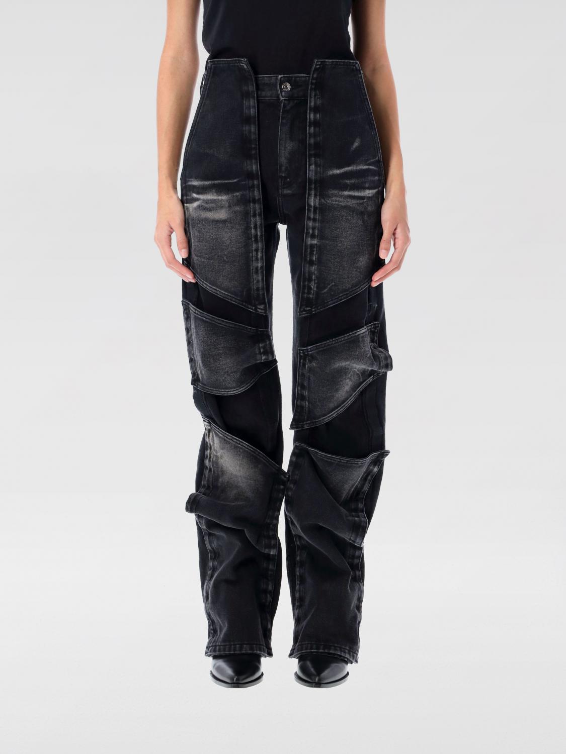 Y/PROJECT JEANS: Jeans woman Y/project, Black - Img 1