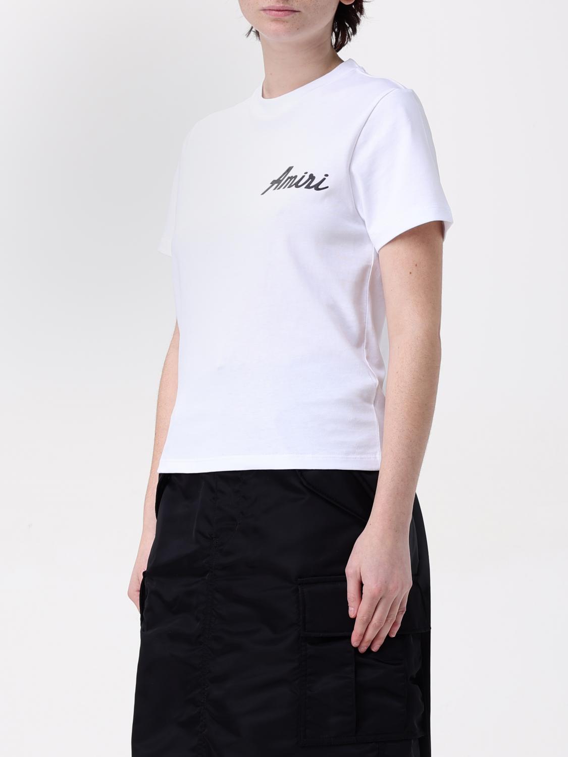 AMIRI T-SHIRT: T-shirt woman Amiri, White - Img 3