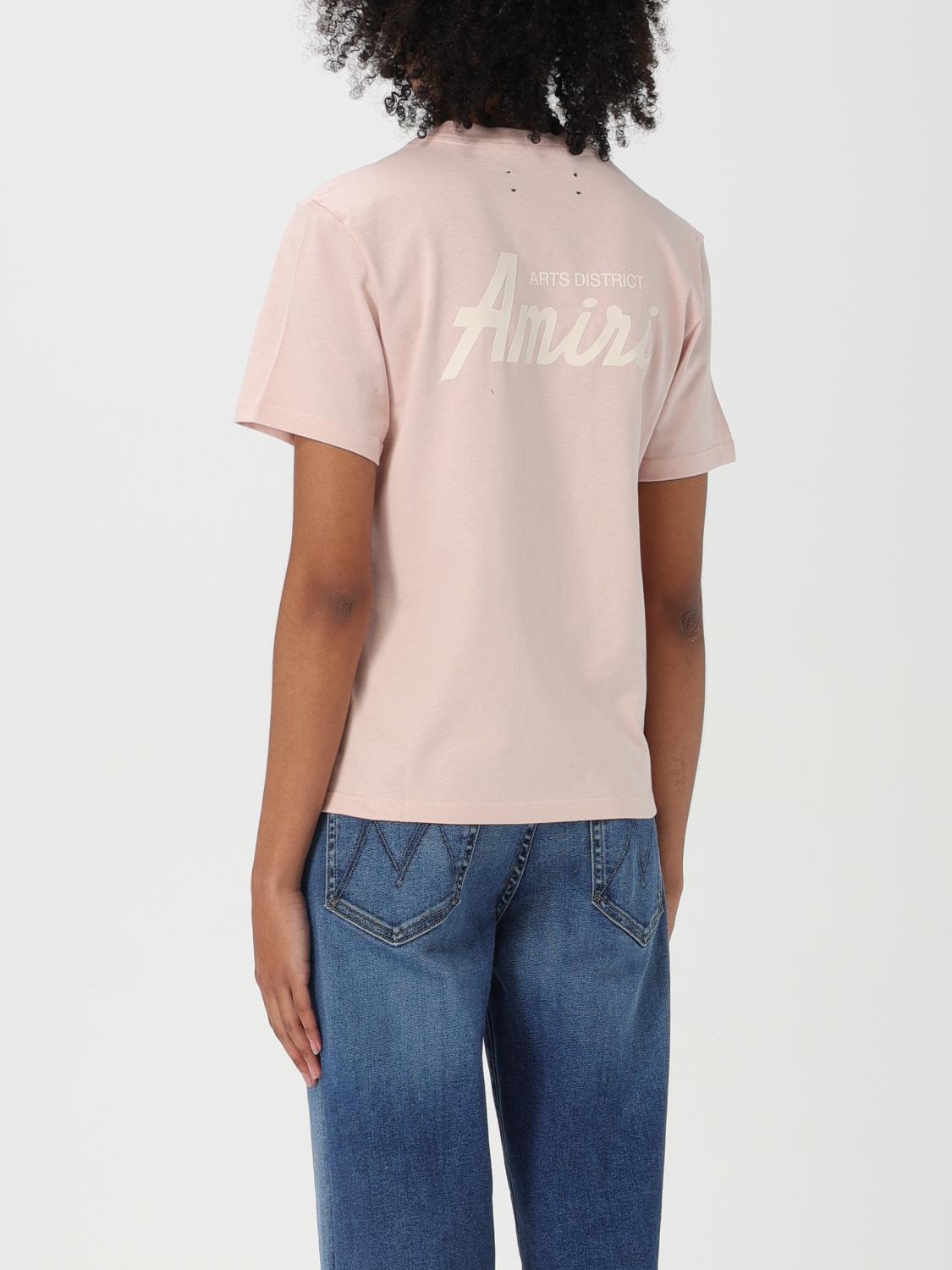 AMIRI T-SHIRT: T-shirt woman Amiri, Peach - Img 2