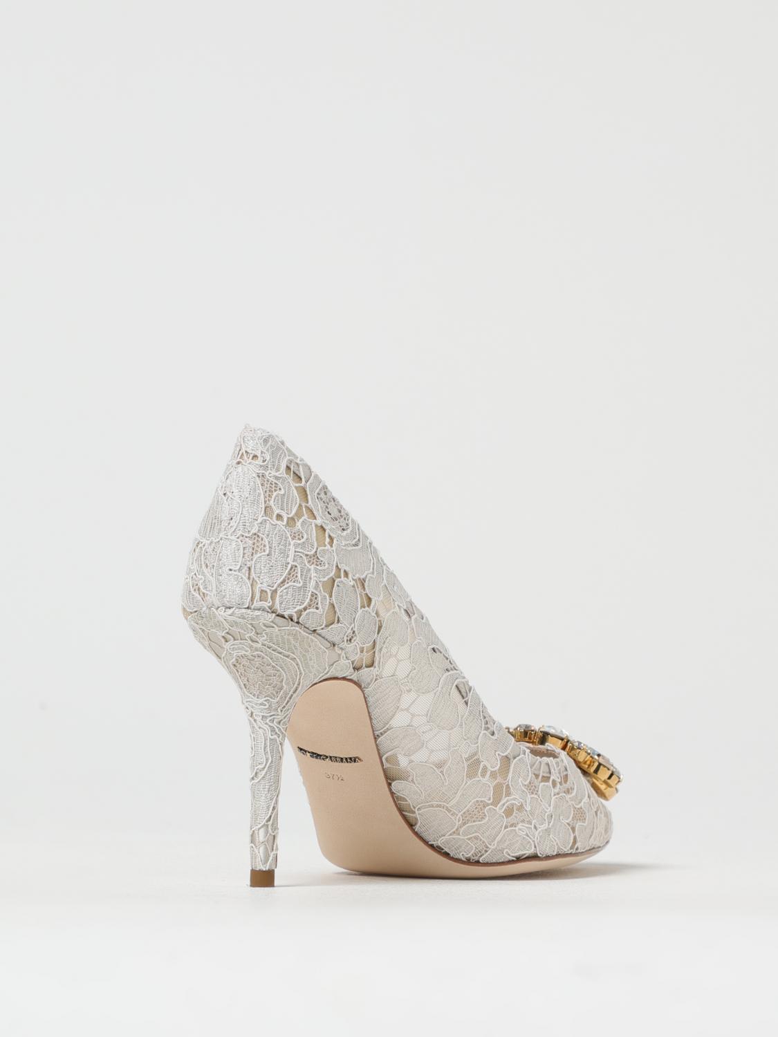 DOLCE & GABBANA HIGH HEEL SHOES: High heel shoes woman Dolce & Gabbana, Grey - Img 3