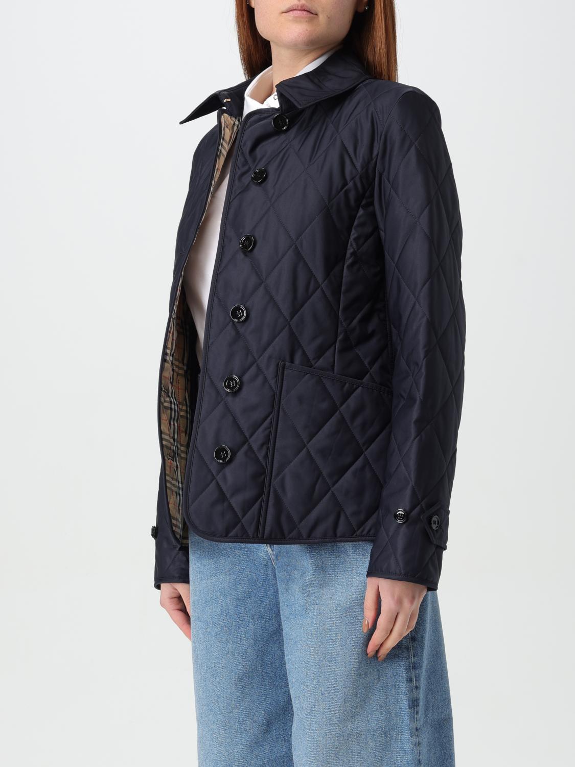 BURBERRY JACKET: Jacket woman Burberry, Blue - Img 4