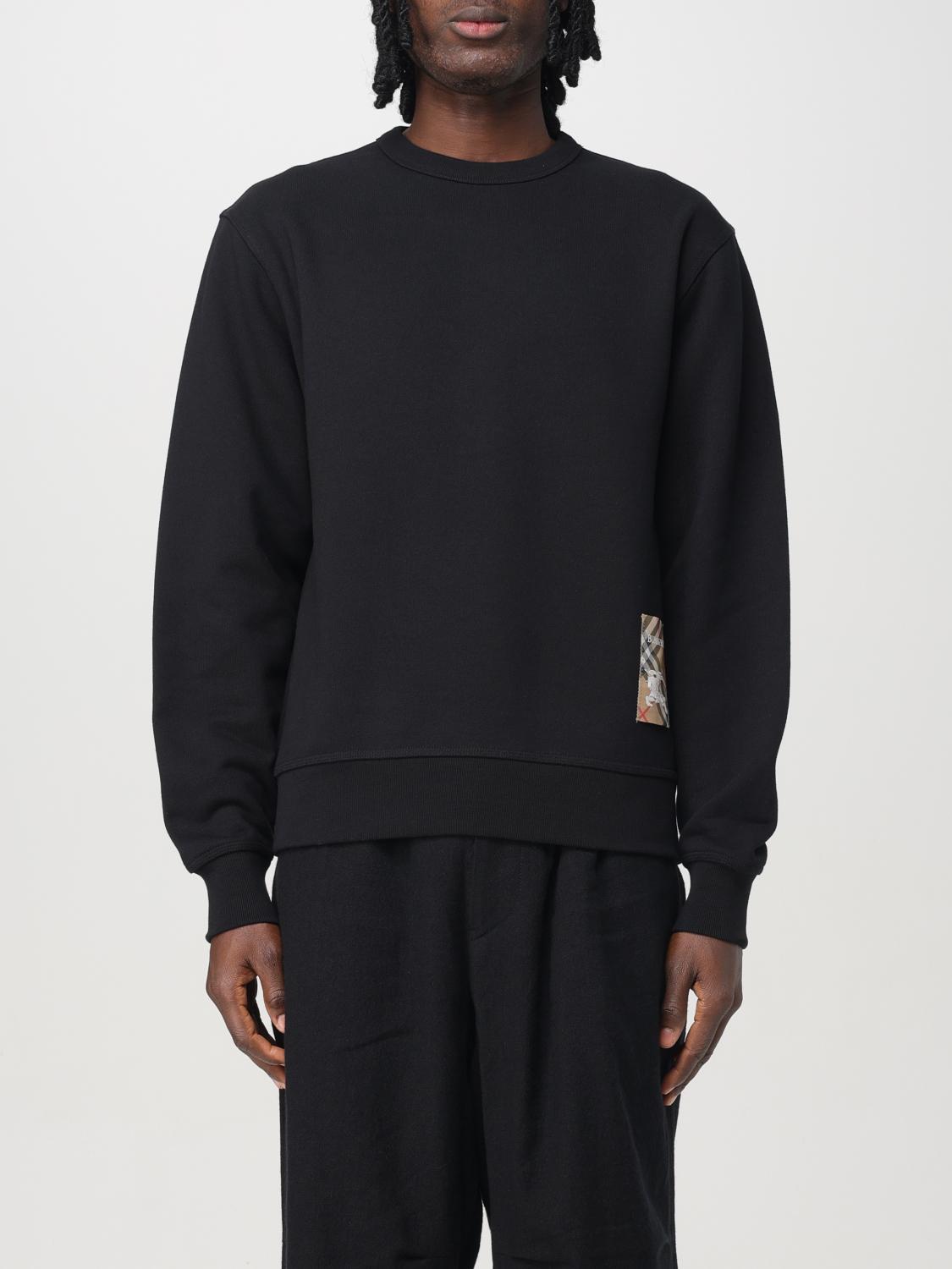 BURBERRY SWEATER: Sweater men Burberry, Black - Img 1