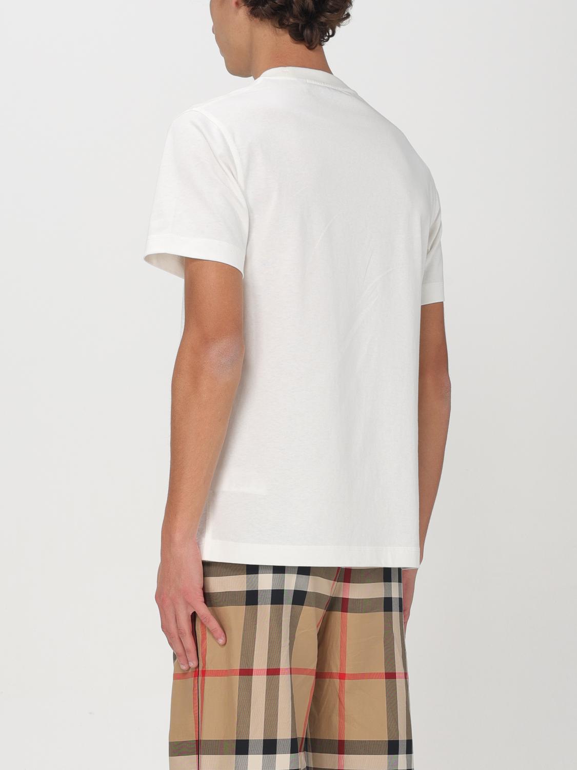 BURBERRY T-SHIRT: T-shirt men Burberry, White - Img 3