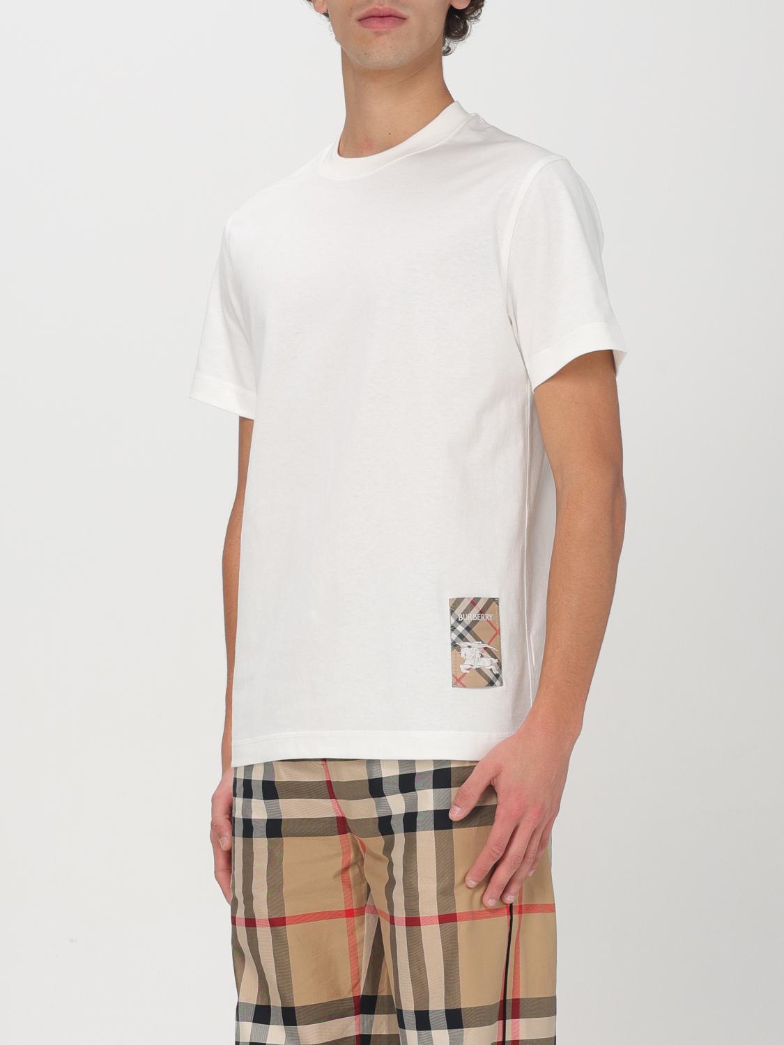 BURBERRY T-SHIRT: T-shirt men Burberry, White - Img 4