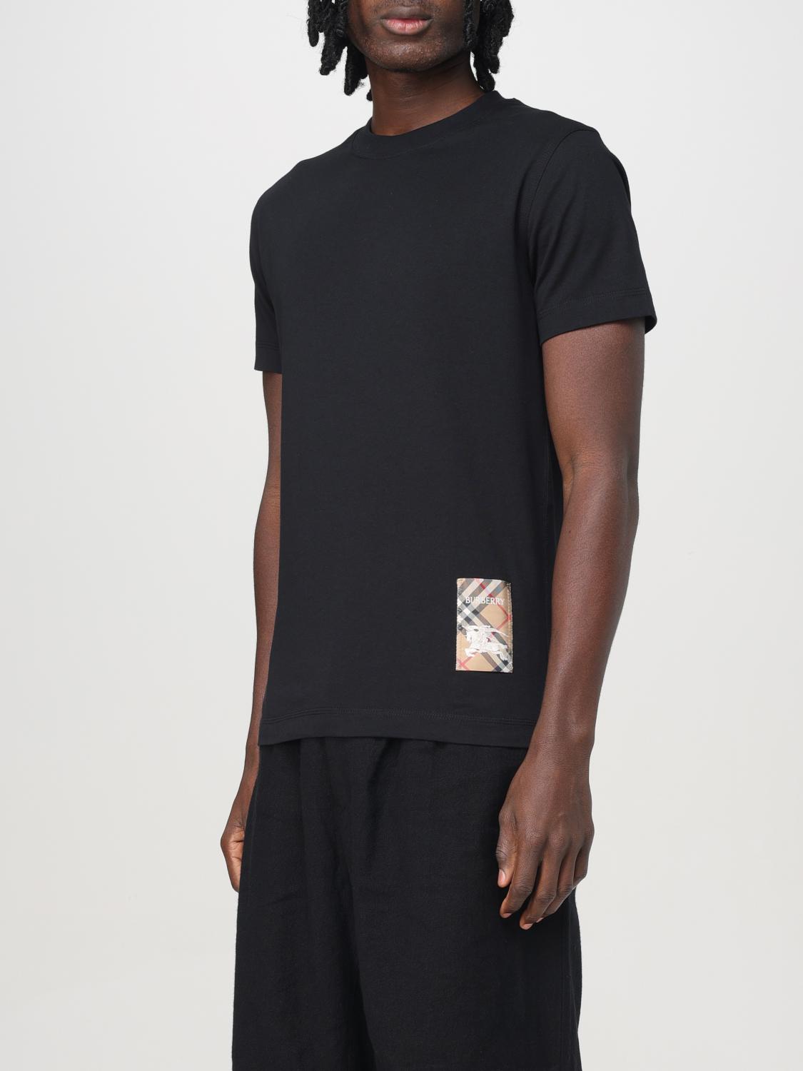 BURBERRY T-SHIRT: T-shirt men Burberry, Black - Img 4