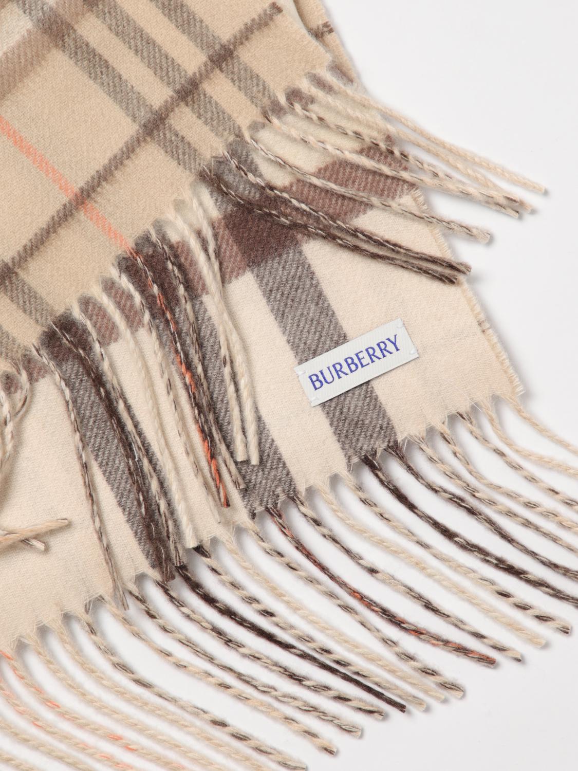 BURBERRY SCARF: Scarf men Burberry, Beige - Img 3