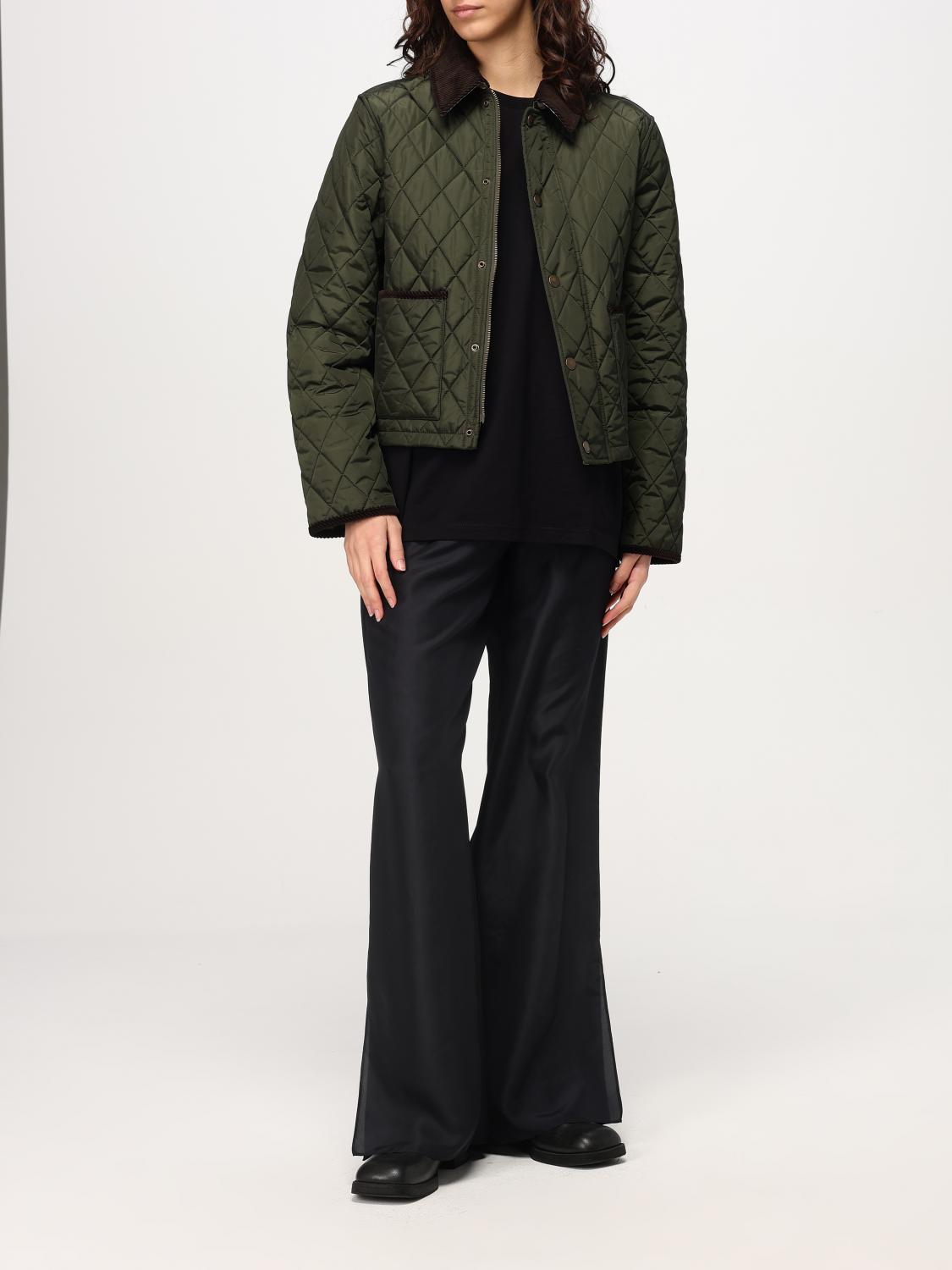 BURBERRY JACKET: Jacket woman Burberry, Olive - Img 2