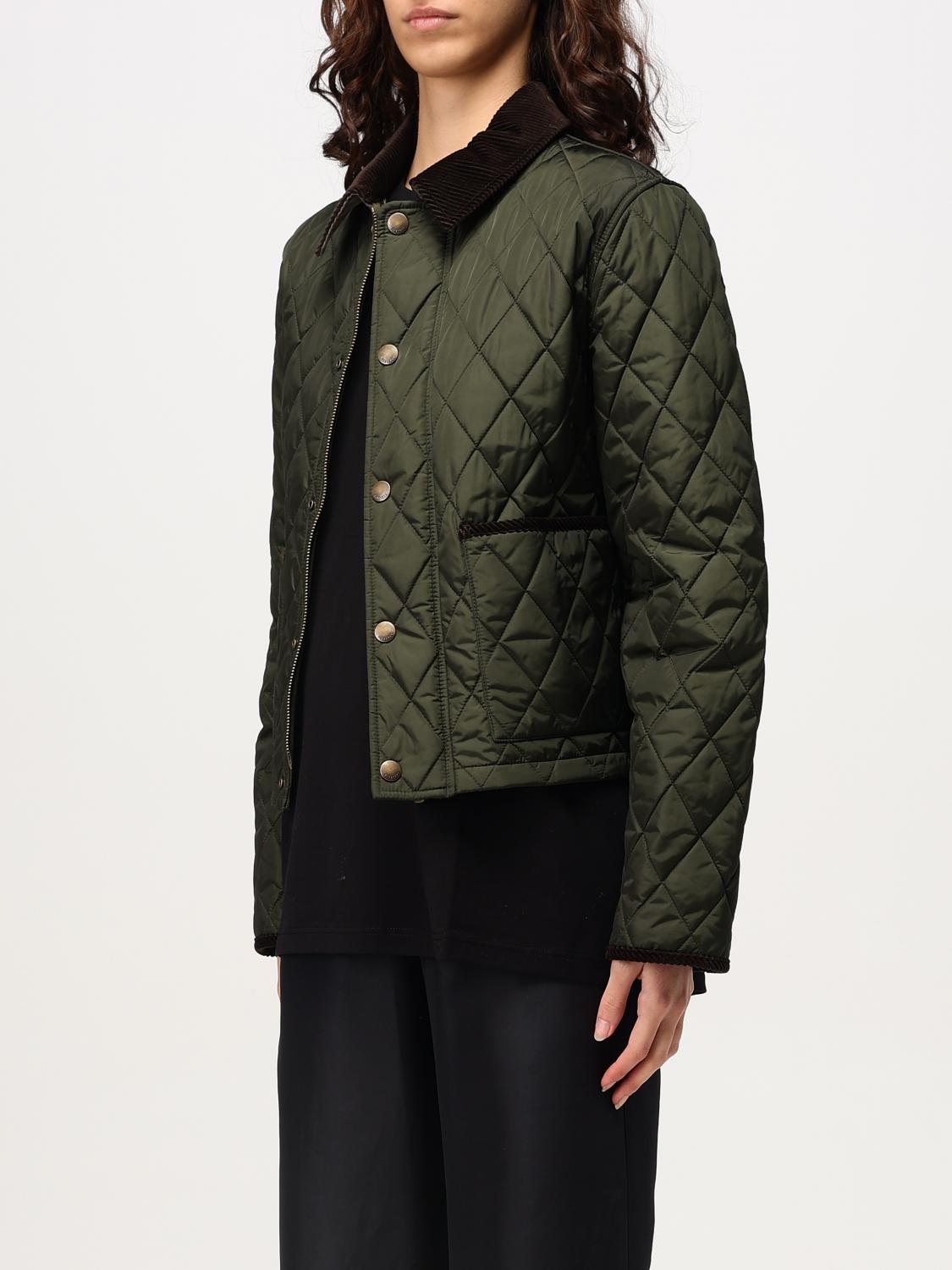 BURBERRY JACKET: Jacket woman Burberry, Olive - Img 4