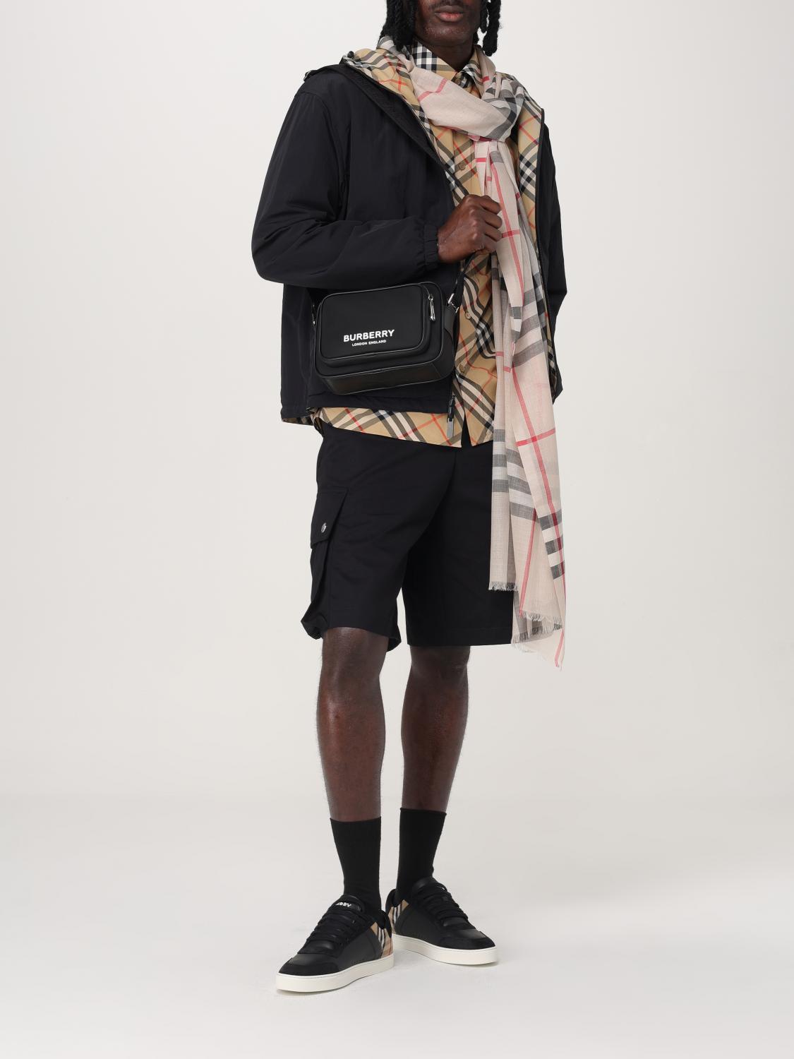 BURBERRY 스카프: 스카프 남성 Burberry, 핑크 - Img 4