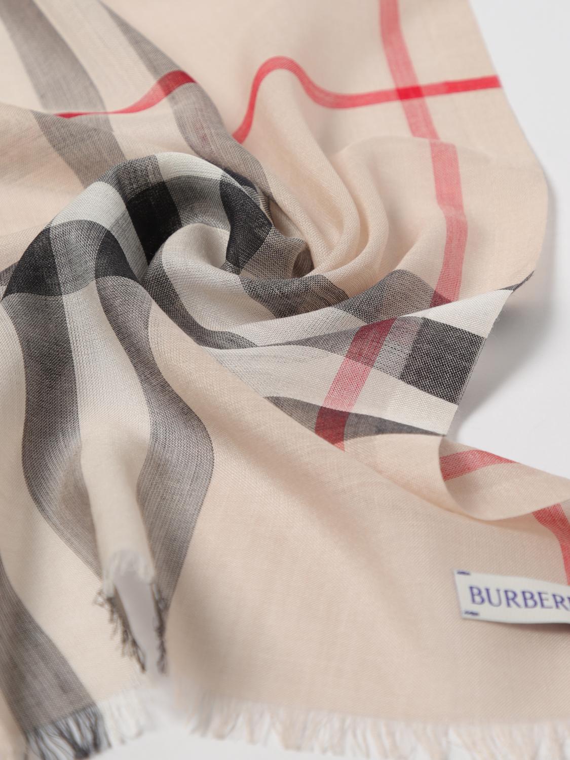 BURBERRY 스카프: 스카프 남성 Burberry, 핑크 - Img 5