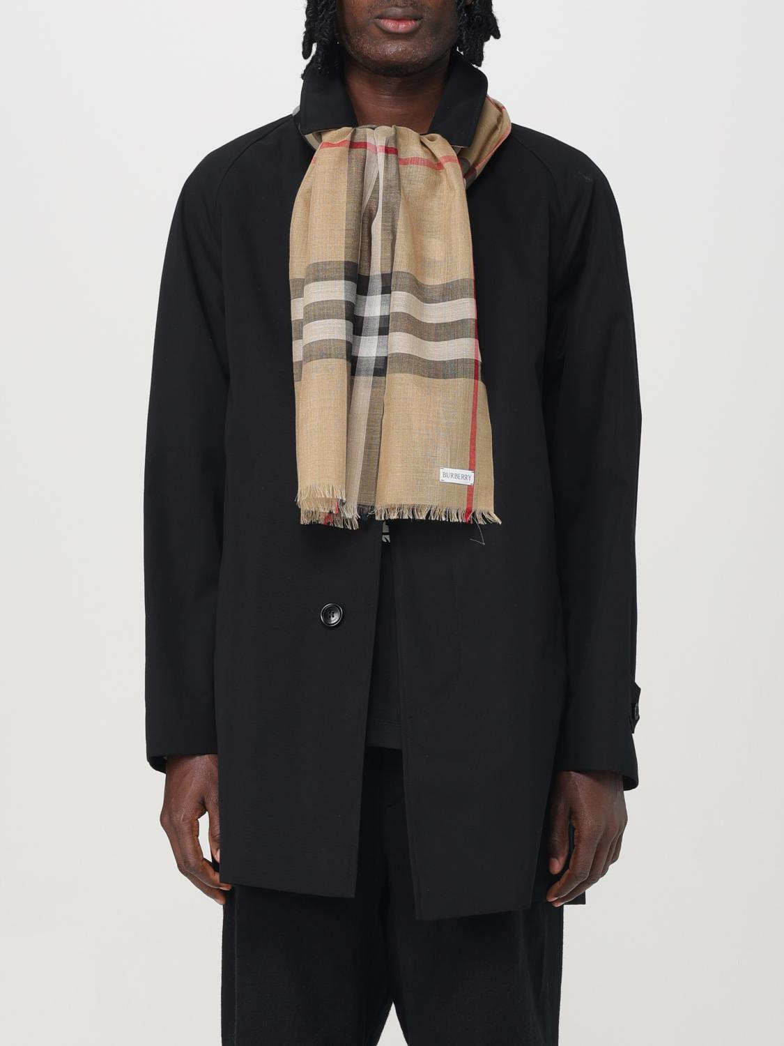 BURBERRY SCARF: Scarf men Burberry, Beige - Img 2