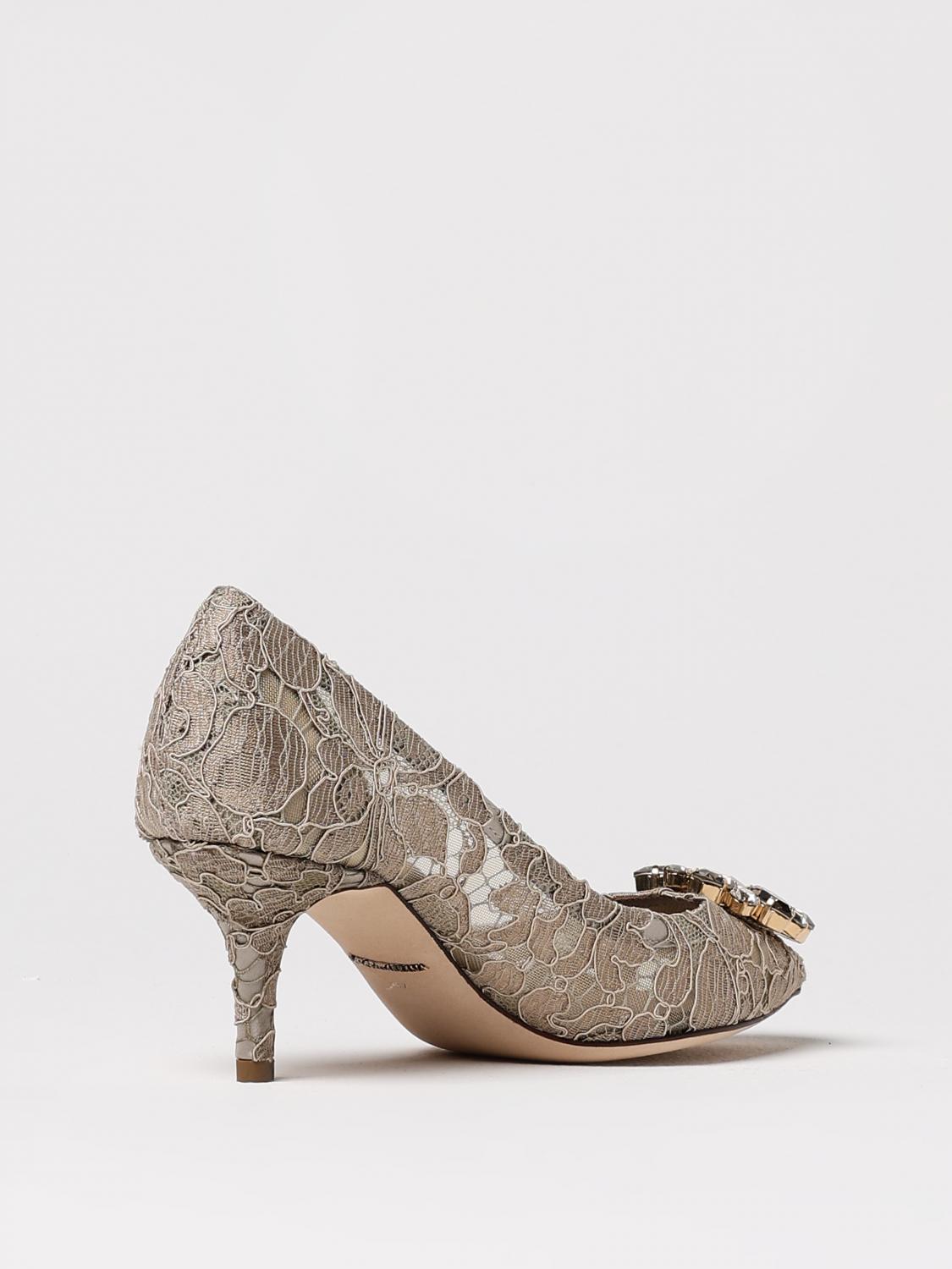 DOLCE & GABBANA HIGH HEEL SHOES: High heel shoes woman Dolce & Gabbana, Beige - Img 3