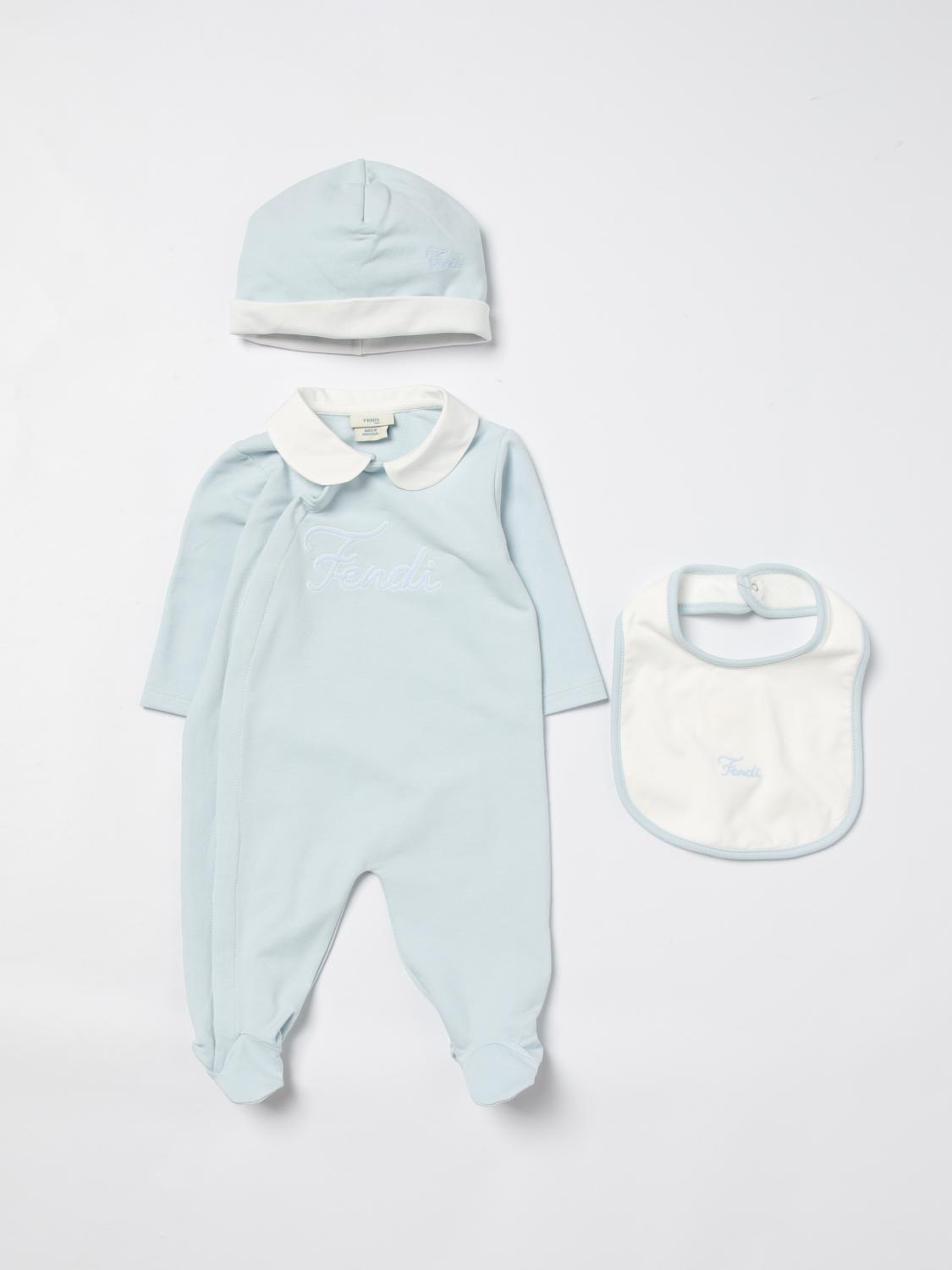 FENDI MONO: Monopiezas niños Fendi, Azul Claro - Img 1