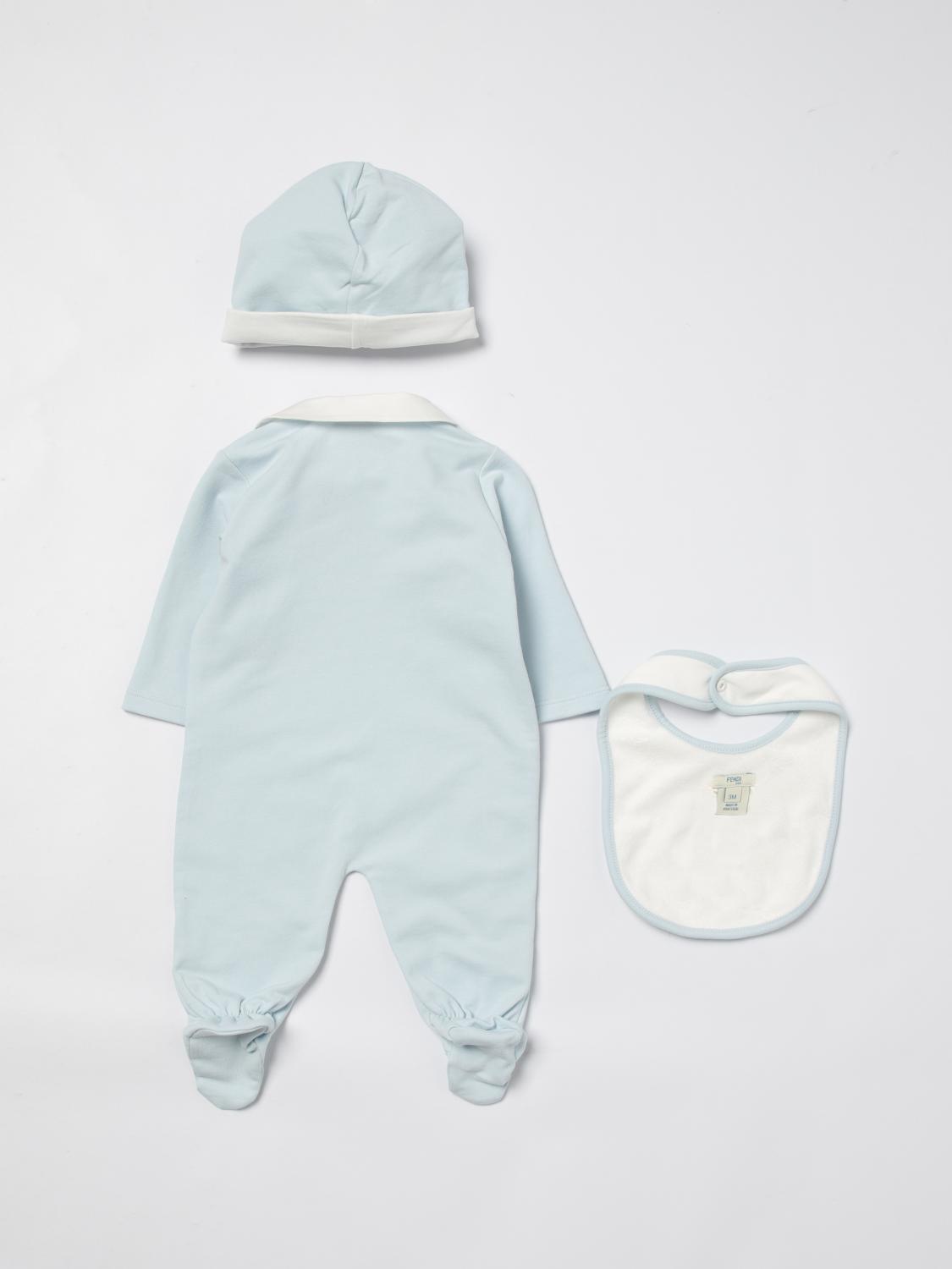 FENDI MONO: Monopiezas niños Fendi, Azul Claro - Img 2