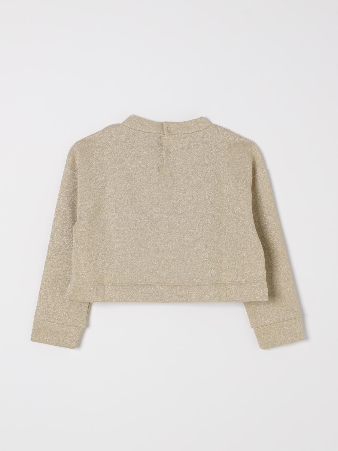 IL GUFO PULLOVER: Pullover kinder Il Gufo, Gold - Img 2