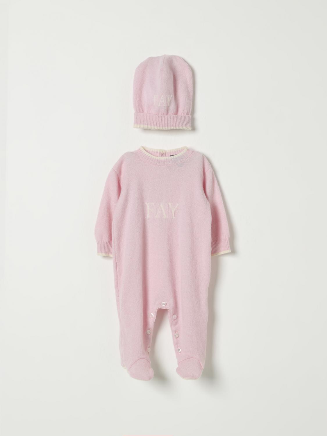 FAY JUNIOR ROMPER: Romper kids Fay Junior, Pink - Img 1