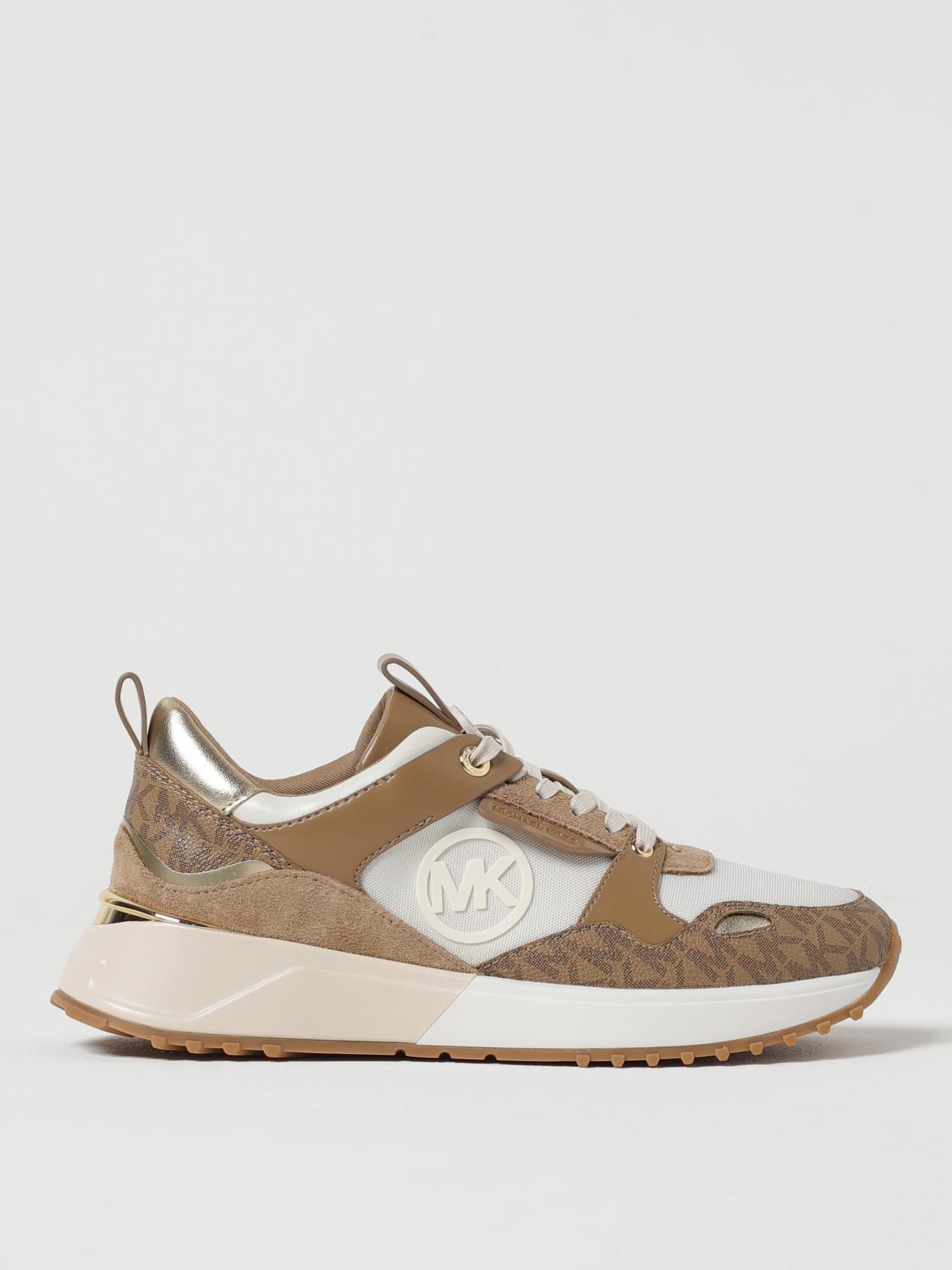 MICHAEL MICHAEL KORS SNEAKERS: Sneakers woman Michael Kors, Beige - Img 1