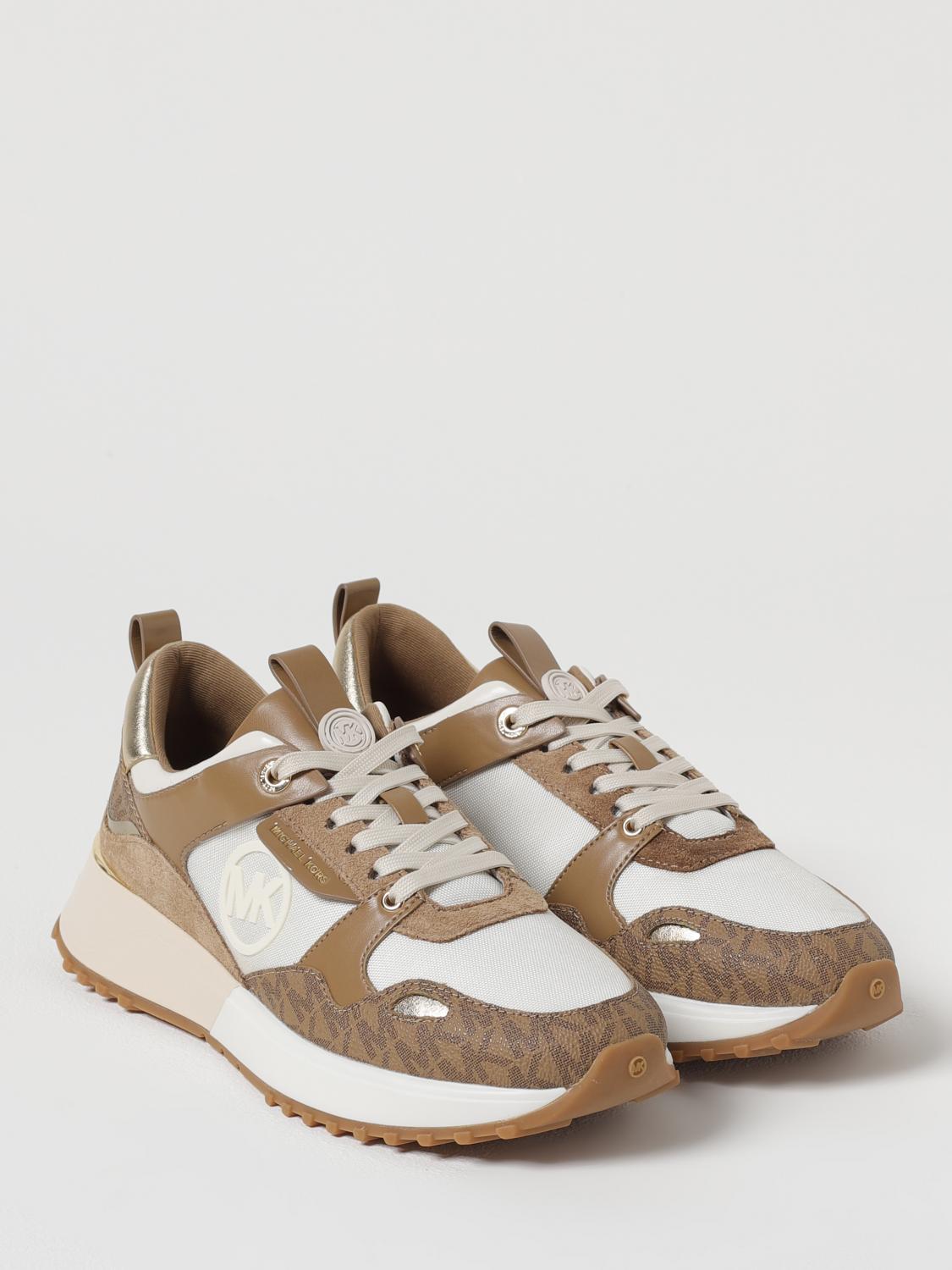 MICHAEL MICHAEL KORS SNEAKERS: Sneakers woman Michael Kors, Beige - Img 2