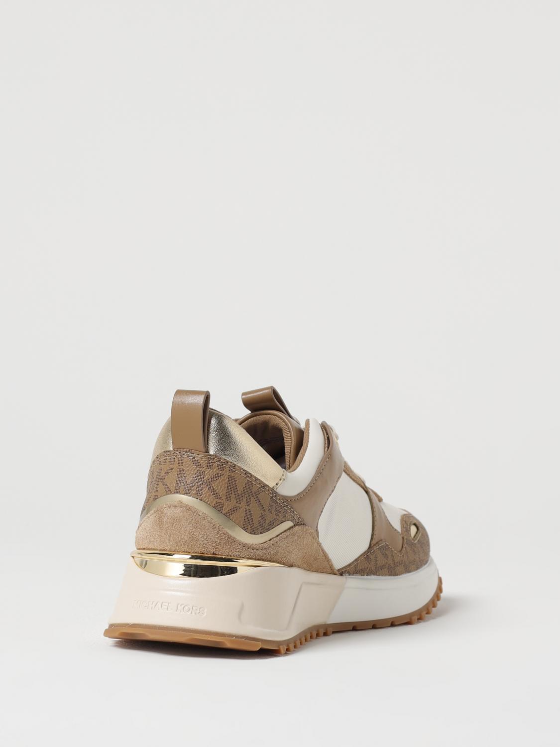 MICHAEL MICHAEL KORS SNEAKERS: Sneakers woman Michael Kors, Beige - Img 3