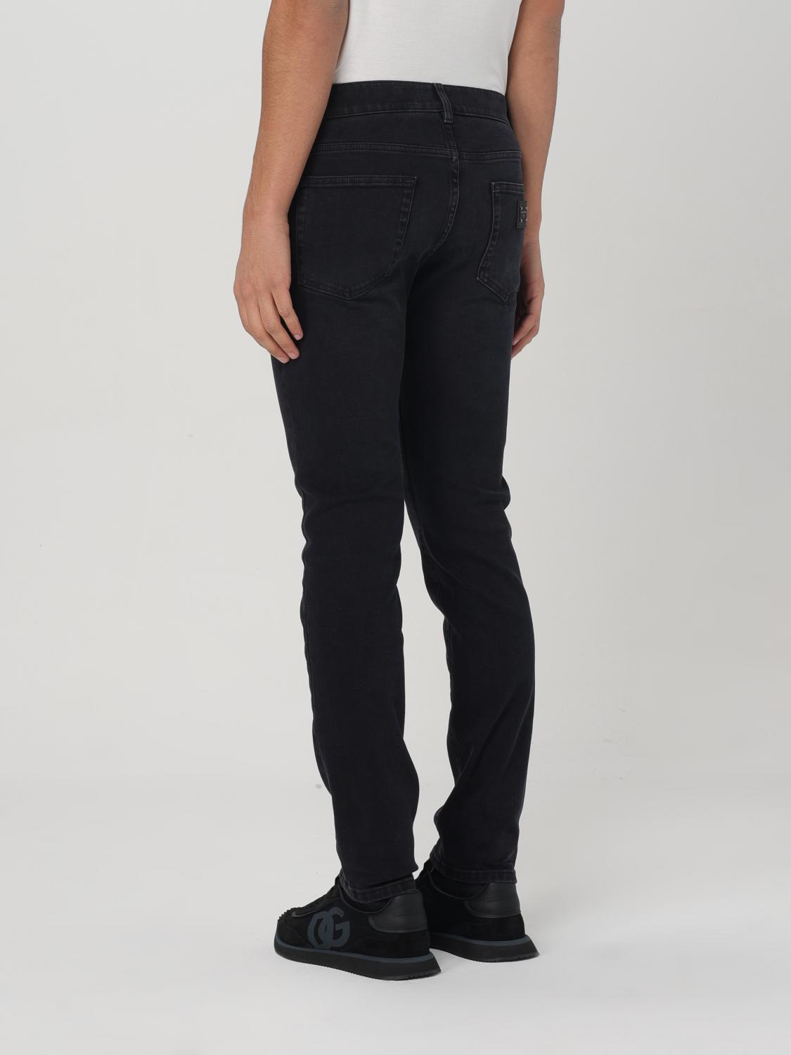 DOLCE & GABBANA JEANS: Jeans men Dolce & Gabbana, Black - Img 3