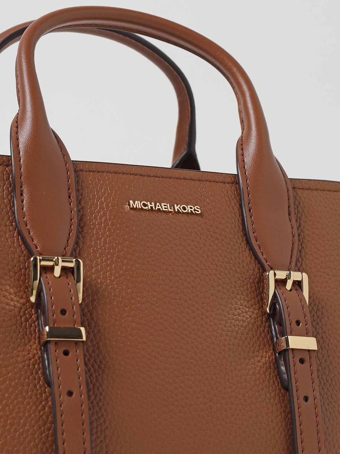 MICHAEL MICHAEL KORS BOLSO DE MANO: Bolso de mano mujer Michael Kors, Marrón - Img 3