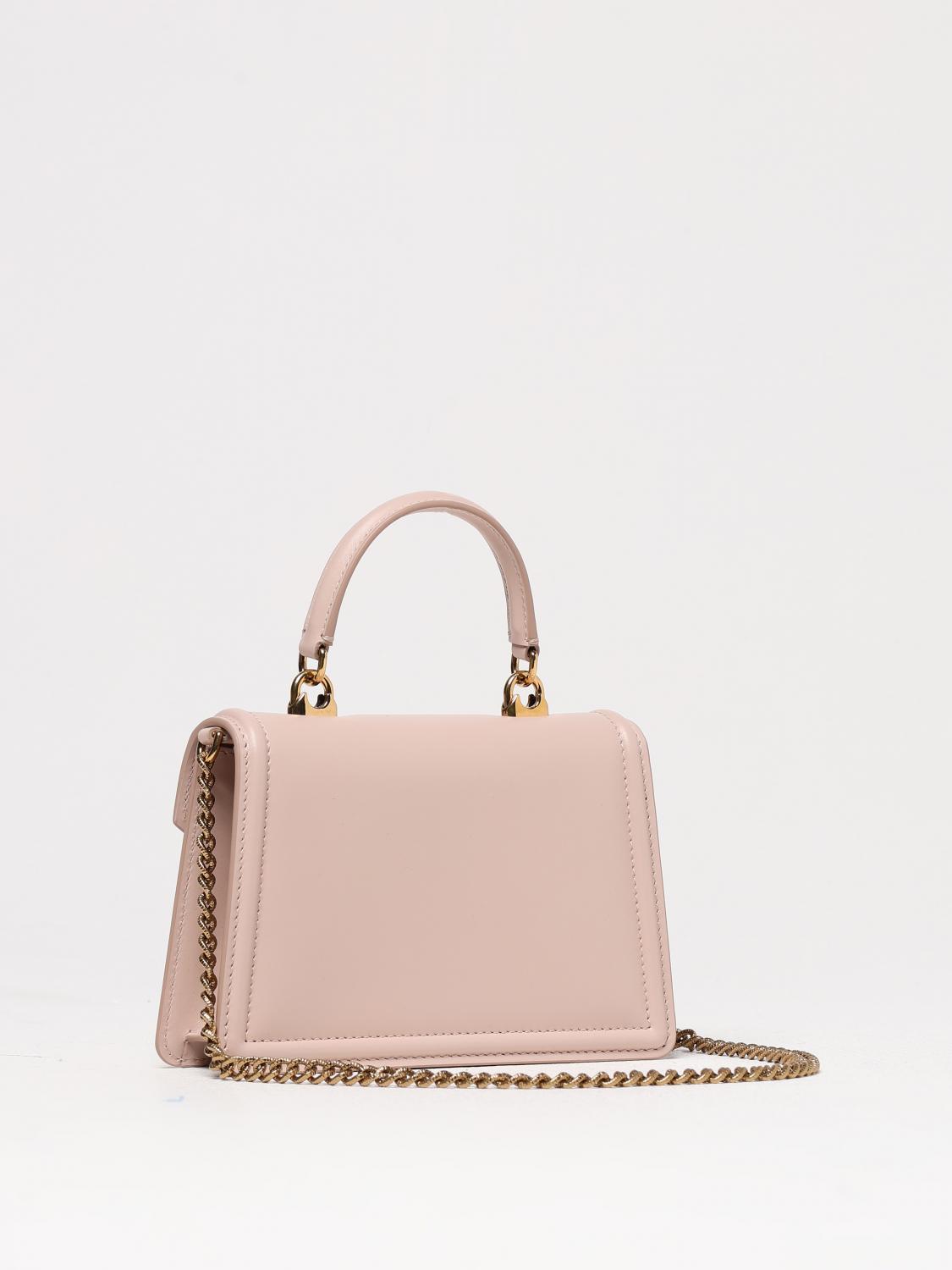 DOLCE & GABBANA MINI BOLSO: Bolso de mano mujer Dolce & Gabbana, Rosa Pálido - Img 3