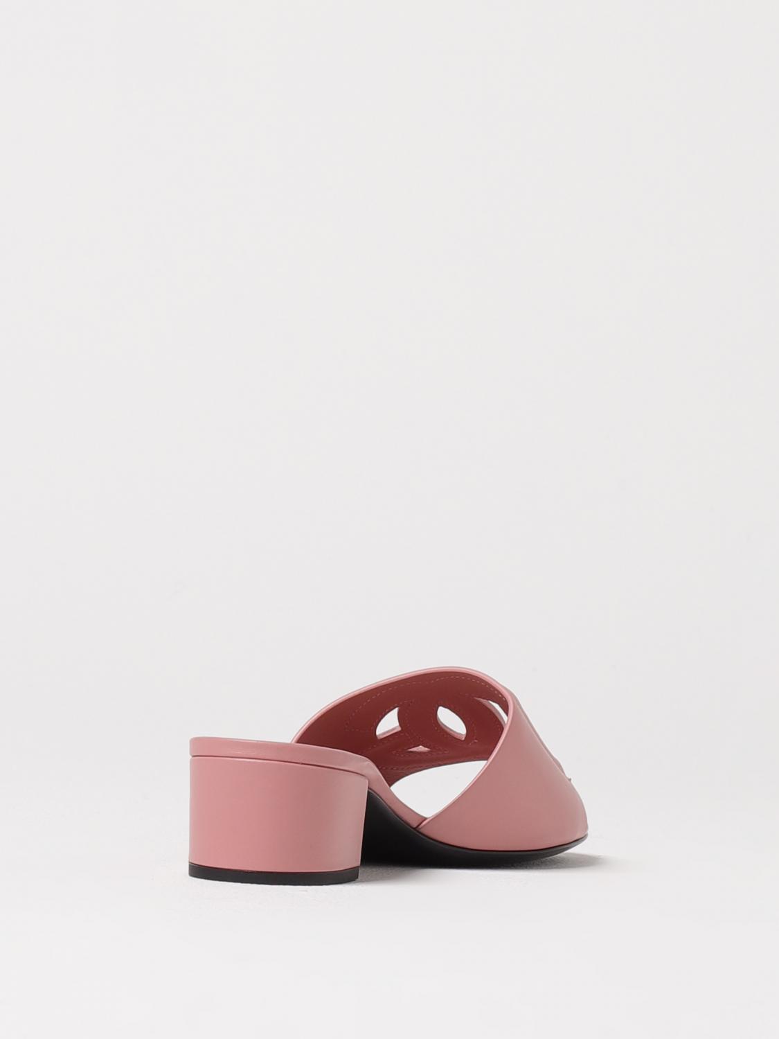 DOLCE & GABBANA HEELED SANDALS: Flat sandals woman Dolce & Gabbana, Pink - Img 3