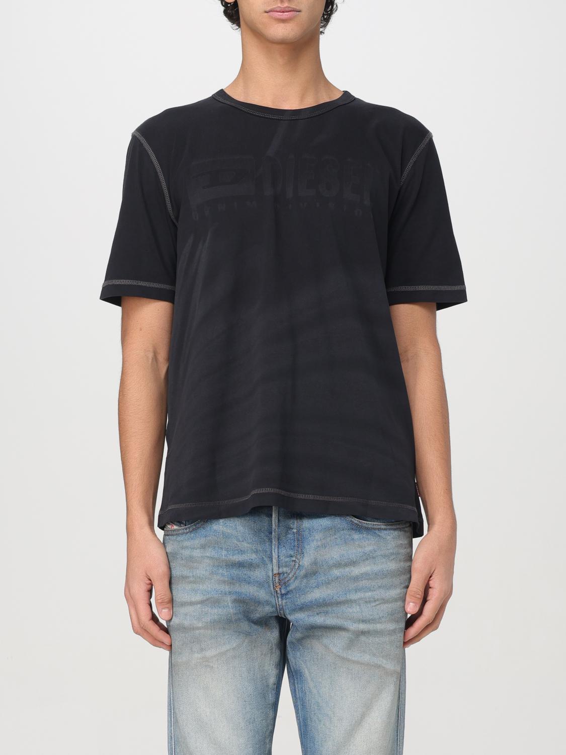 DIESEL T-SHIRT: T-shirt men Diesel, Black - Img 1