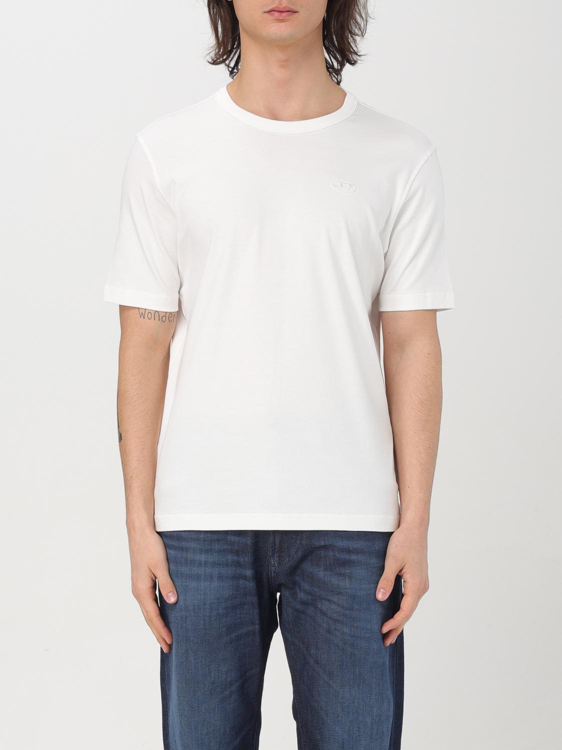 DIESEL T-SHIRT: T-shirt men Diesel, White - Img 1