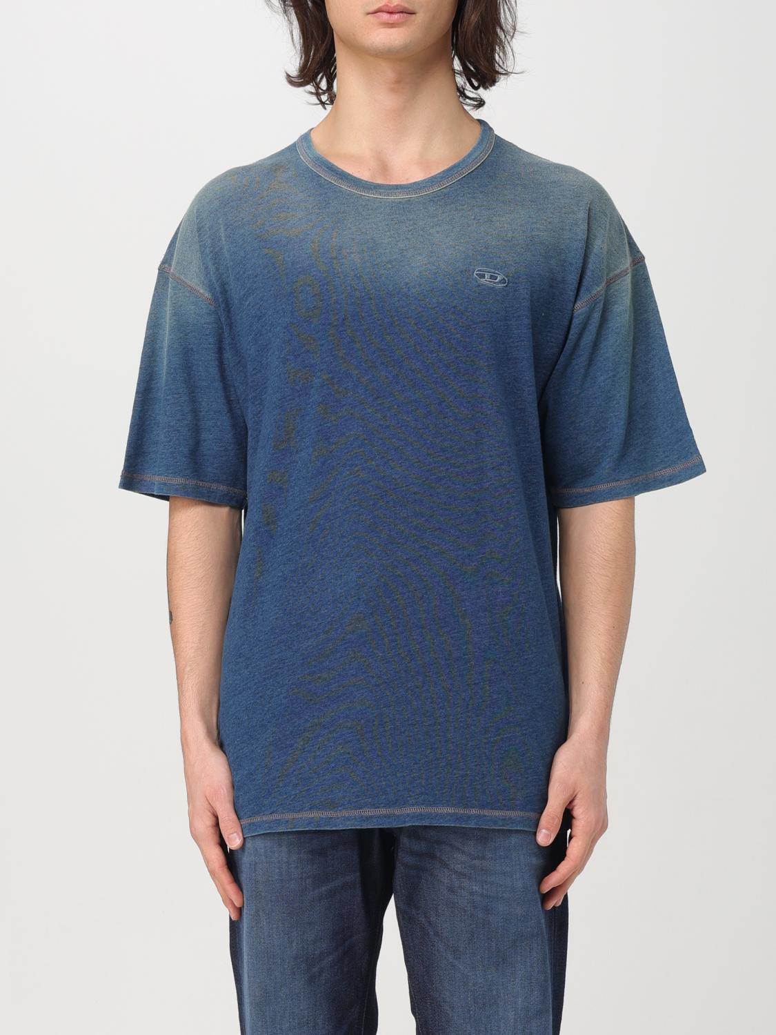 DIESEL T-SHIRT: T-shirt men Diesel, Blue - Img 1