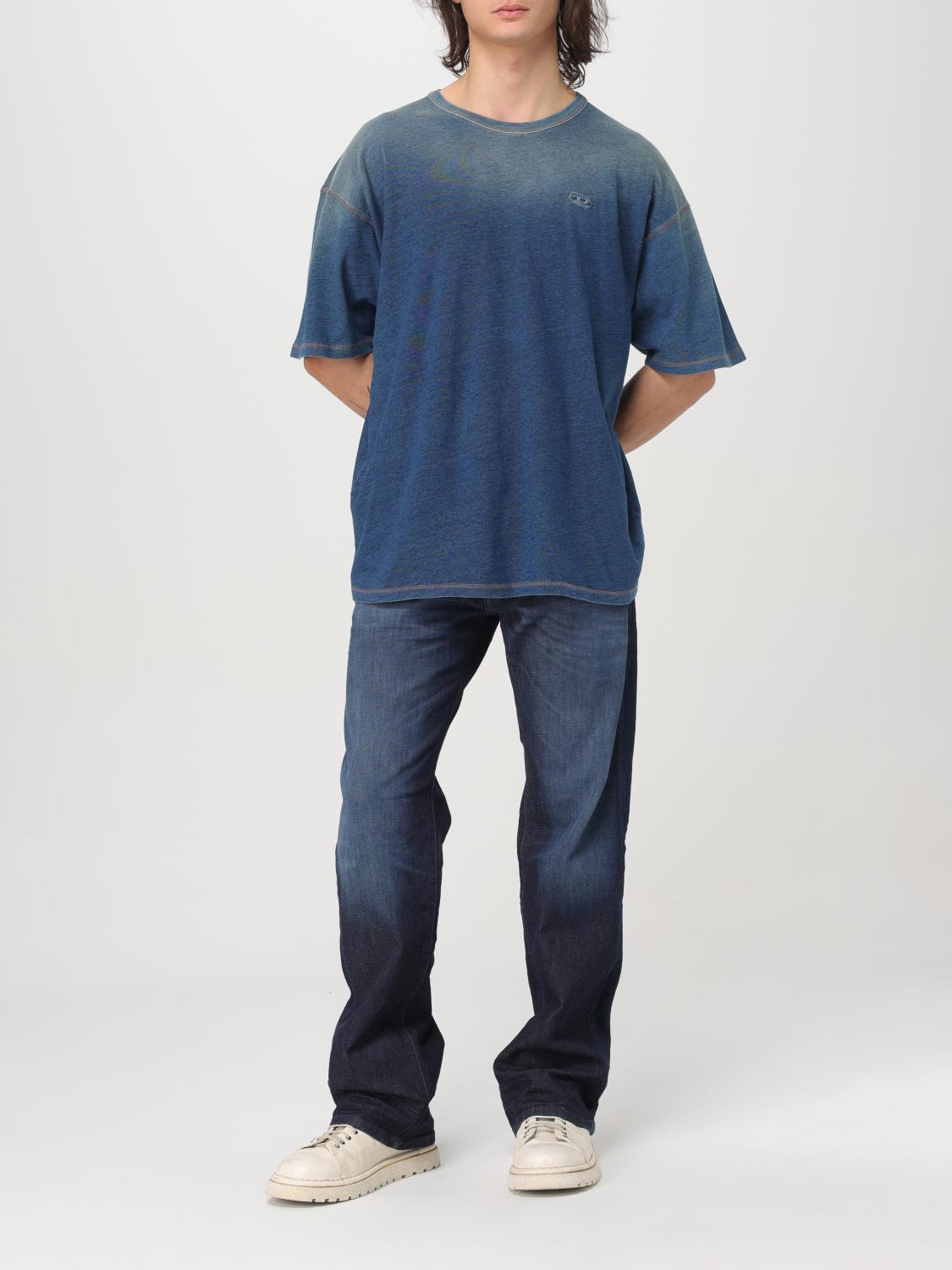 DIESEL T-SHIRT: T-shirt men Diesel, Blue - Img 2