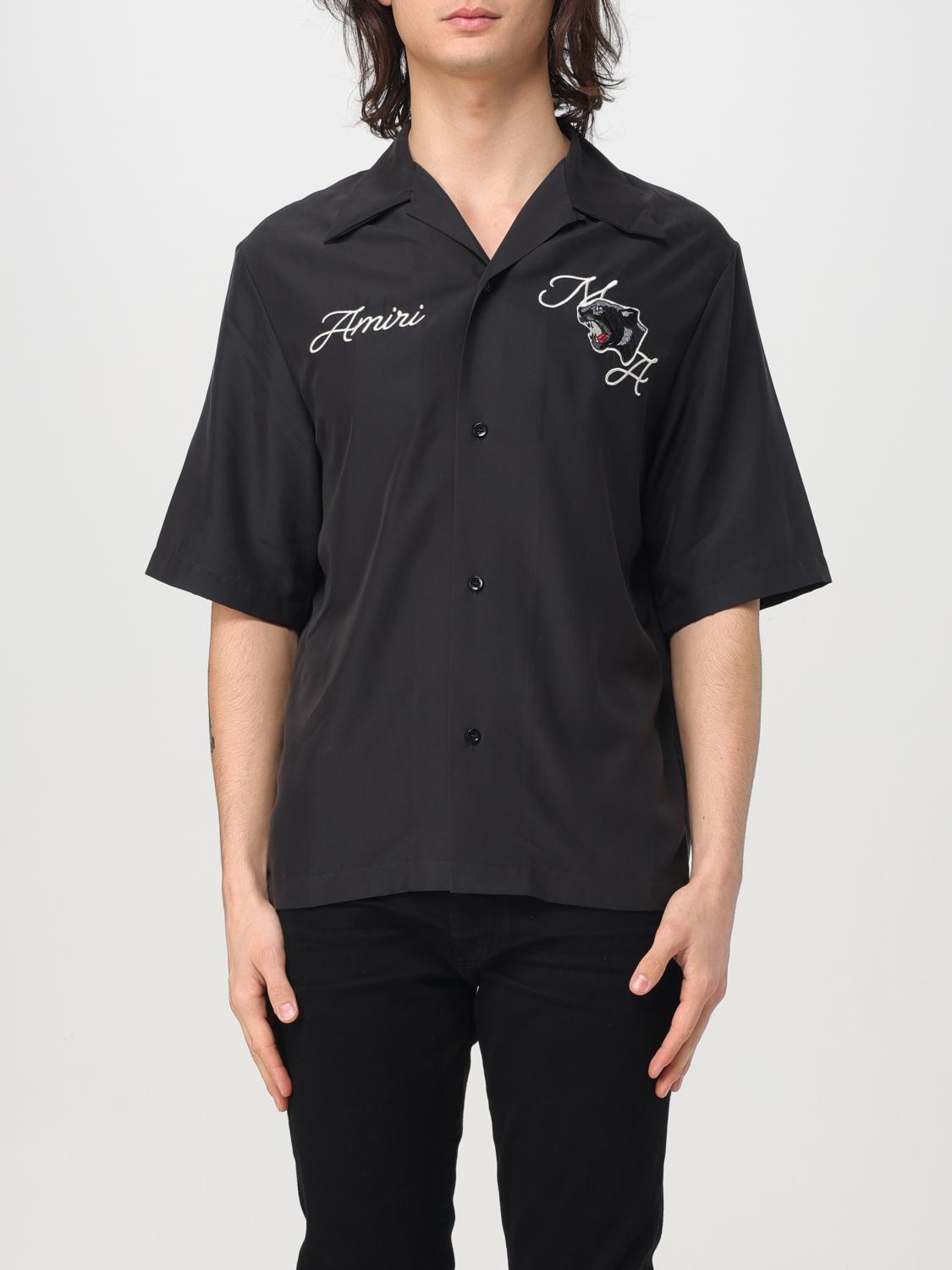 AMIRI CAMISA: Camisa hombre Amiri, Negro - Img 1