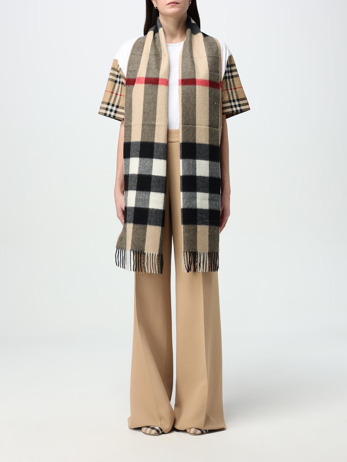 BURBERRY SCHAL: Schal damen Burberry, Beige - Img 2